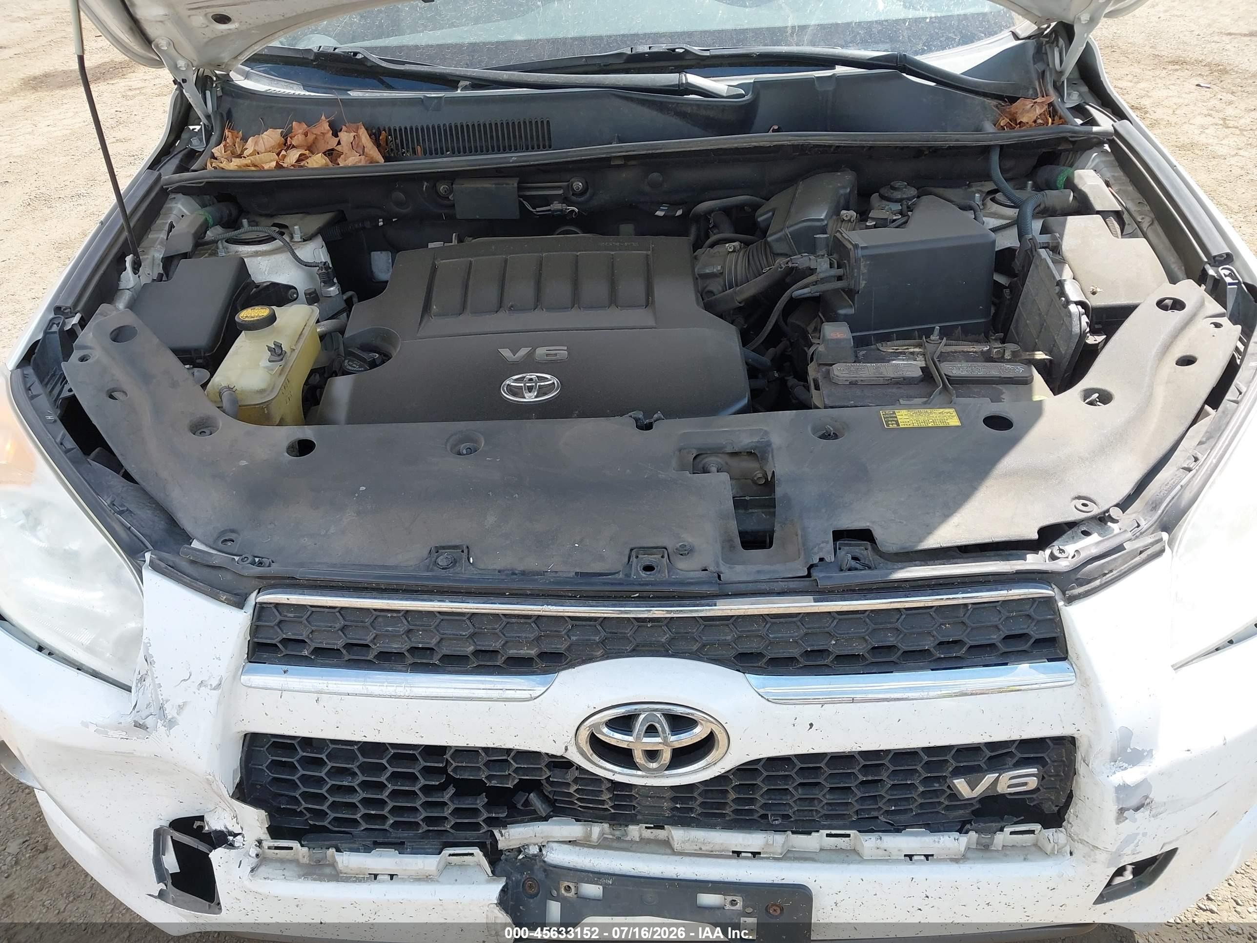 2010 Toyota Rav4 Limited V6 Белый vin: 2T3DK4DV0AW021050