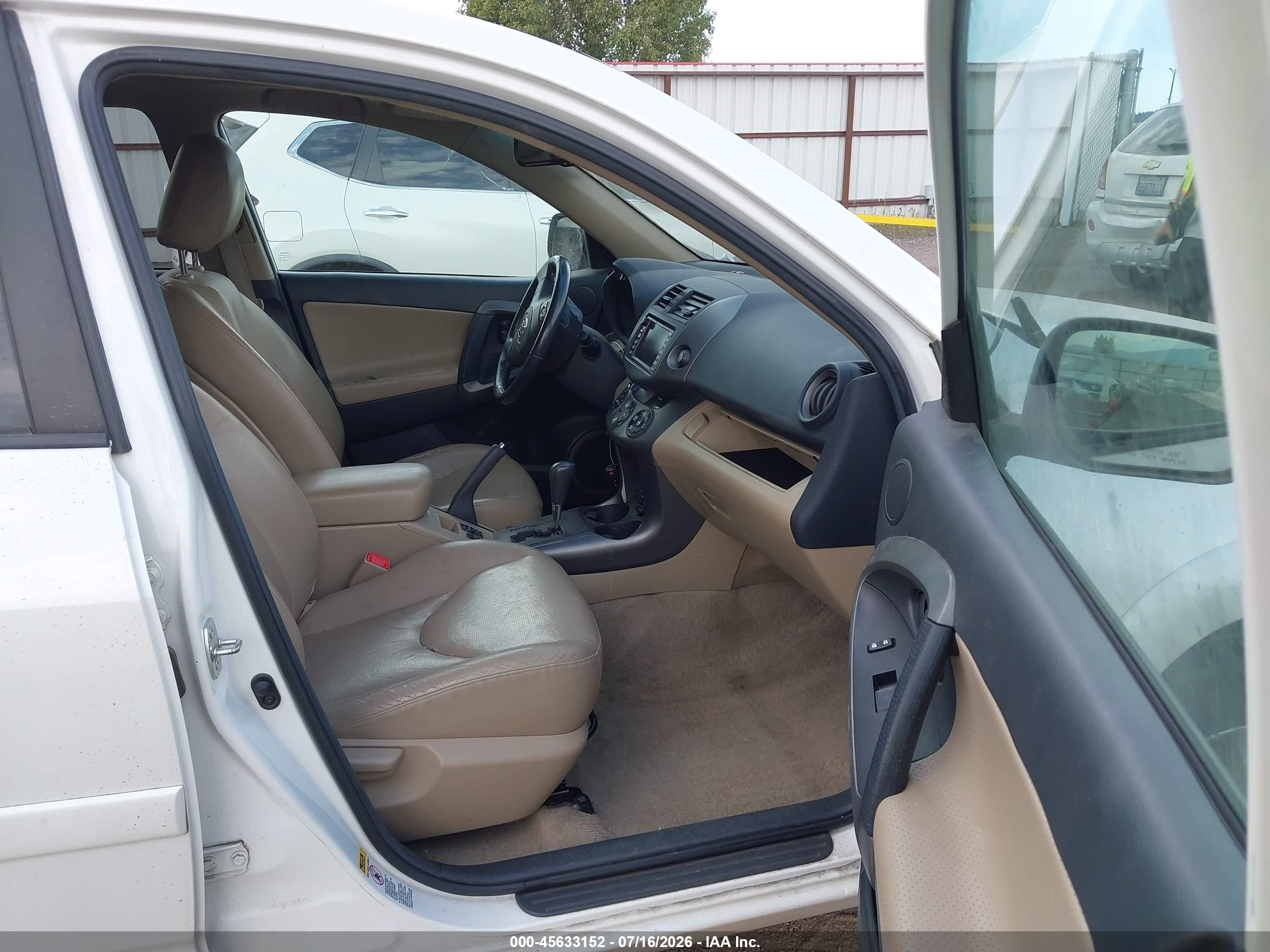 2010 Toyota Rav4 Limited V6 Белый vin: 2T3DK4DV0AW021050