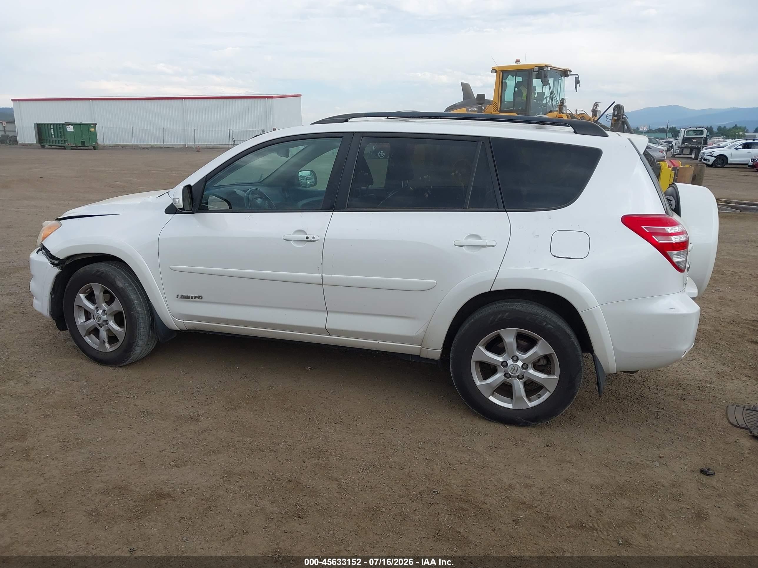 2010 Toyota Rav4 Limited V6 Белый vin: 2T3DK4DV0AW021050