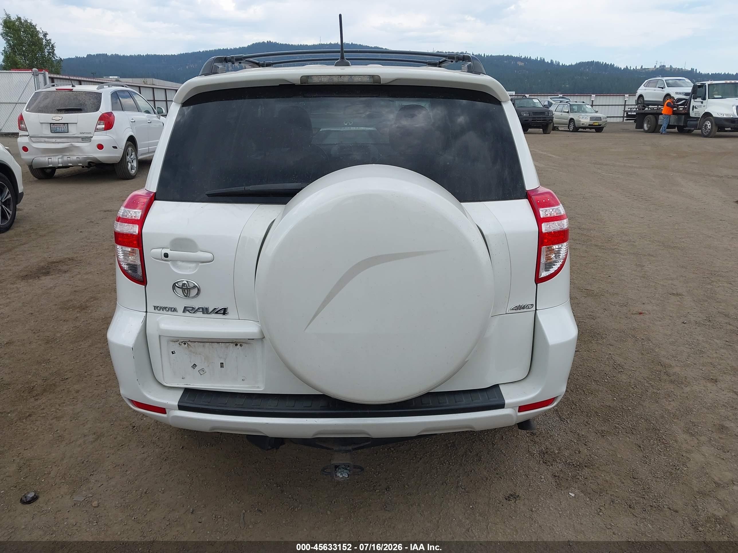 2010 Toyota Rav4 Limited V6 Белый vin: 2T3DK4DV0AW021050