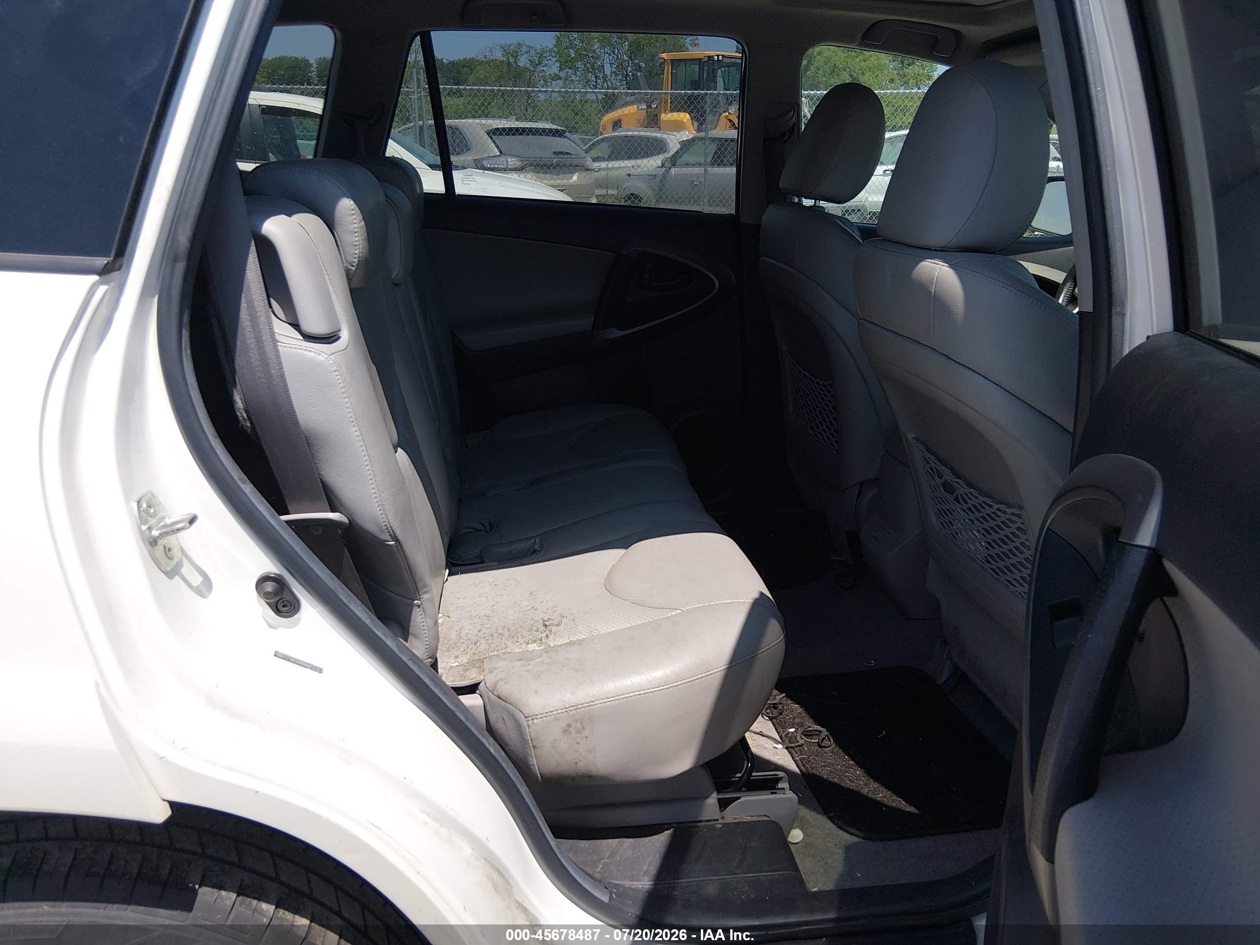 2010 Toyota Rav4 Limited V6 White vin: 2T3DK4DV0AW025163