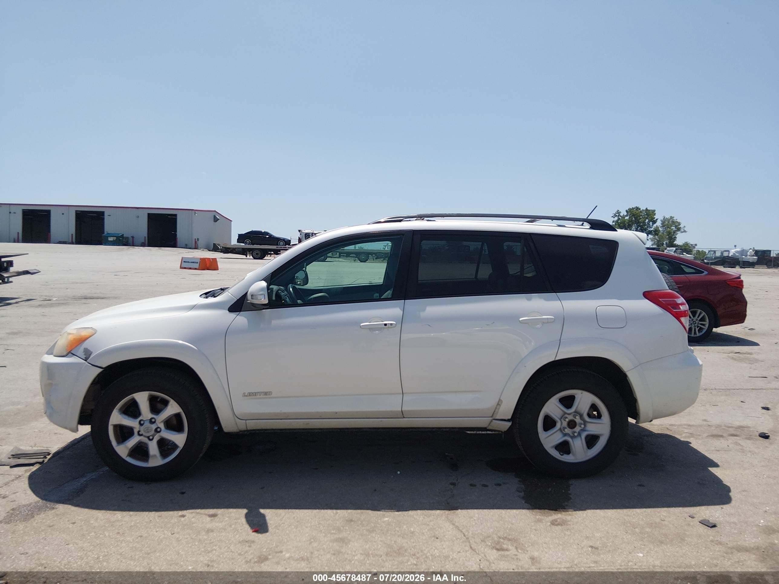 2010 Toyota Rav4 Limited V6 White vin: 2T3DK4DV0AW025163