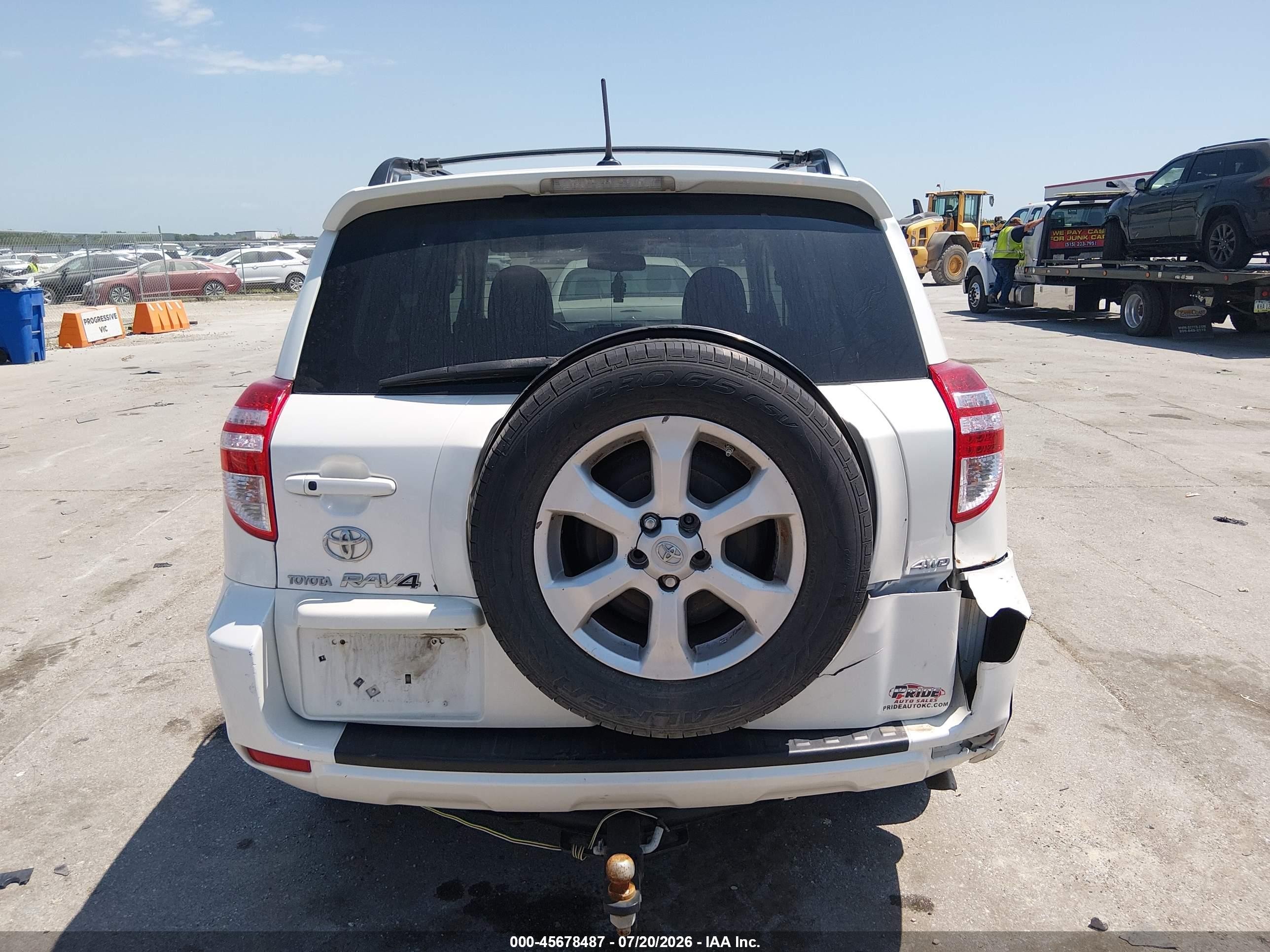 2010 Toyota Rav4 Limited V6 White vin: 2T3DK4DV0AW025163