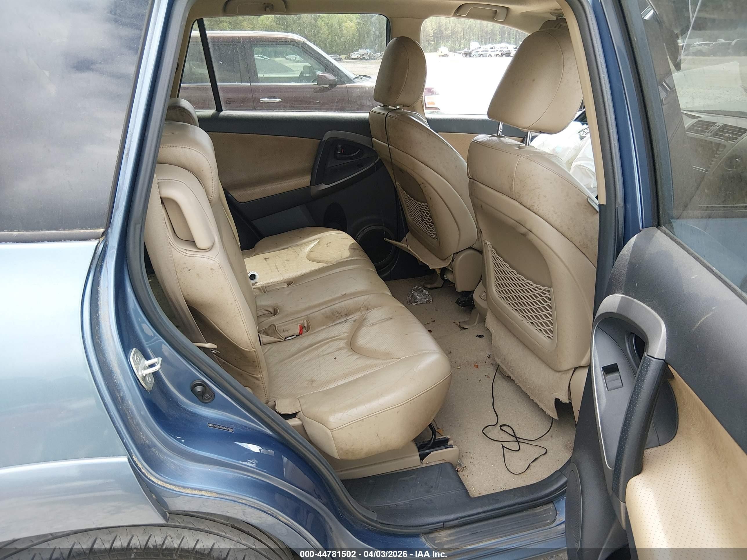 2010 Toyota Rav4 Limited V6 Blue vin: 2T3DK4DV0AW029326