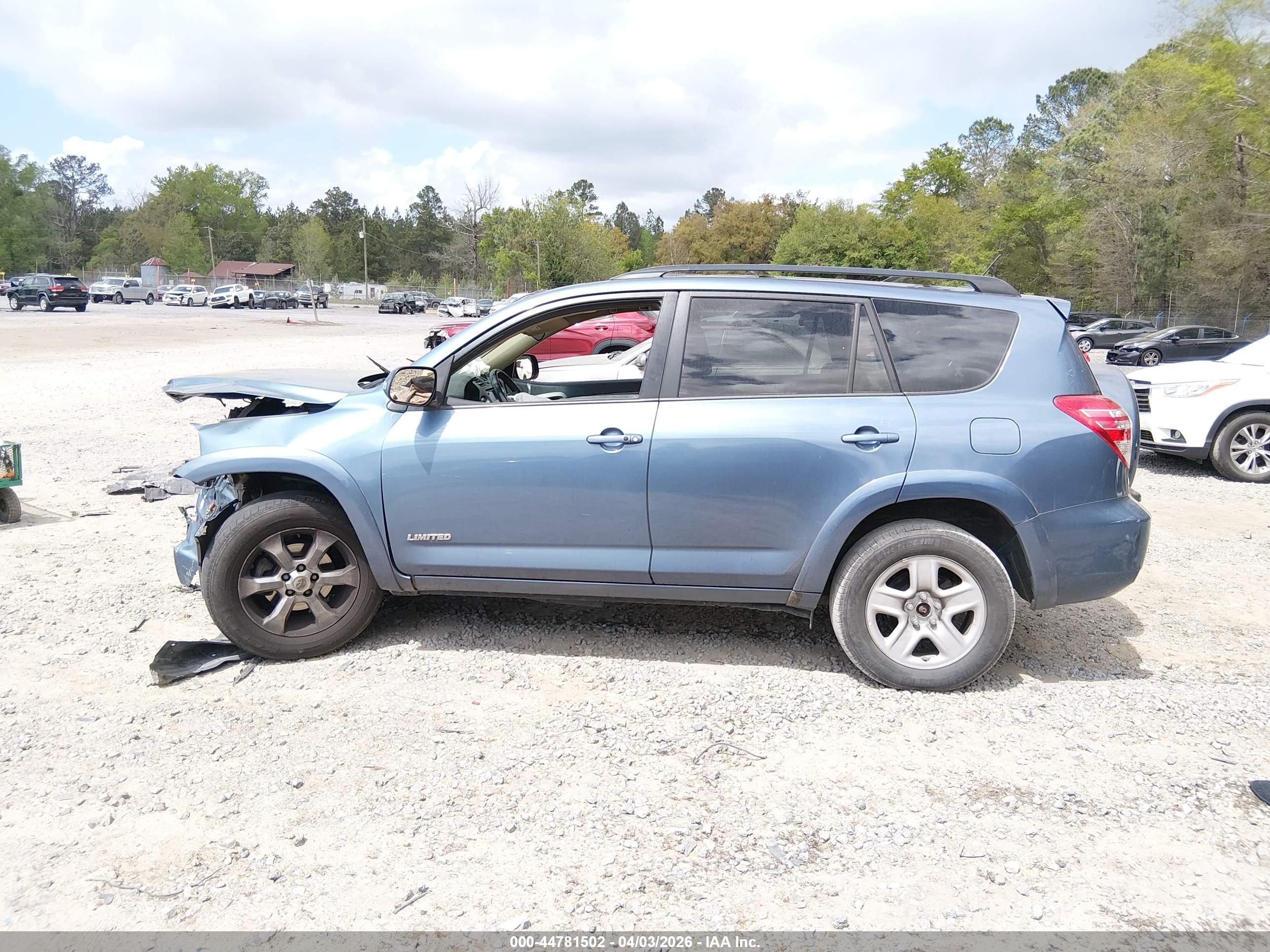 2010 Toyota Rav4 Limited V6 Blue vin: 2T3DK4DV0AW029326