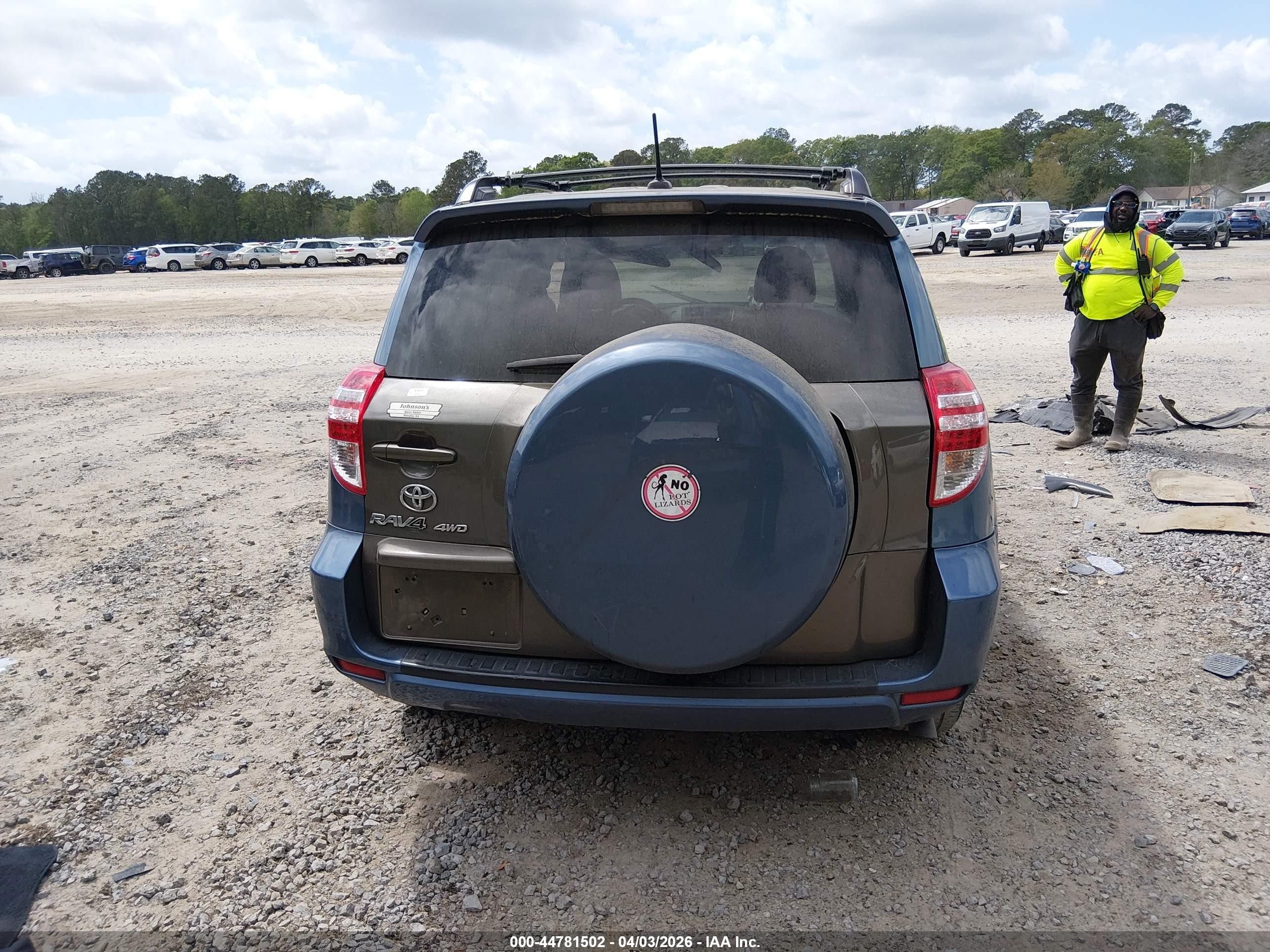 2010 Toyota Rav4 Limited V6 Blue vin: 2T3DK4DV0AW029326