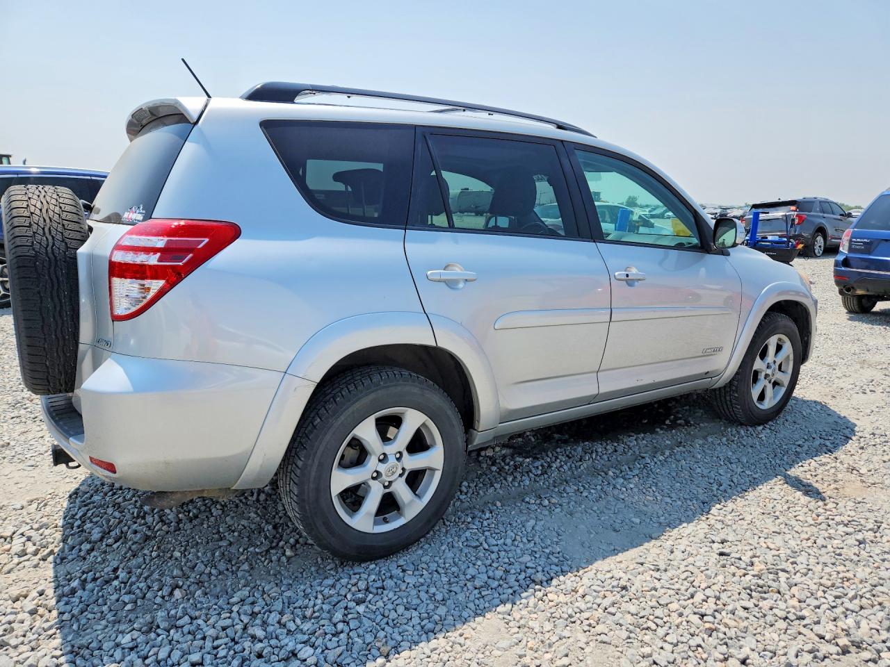 2011 Toyota Rav4 Limited Silver vin: 2T3DK4DV0BW040134