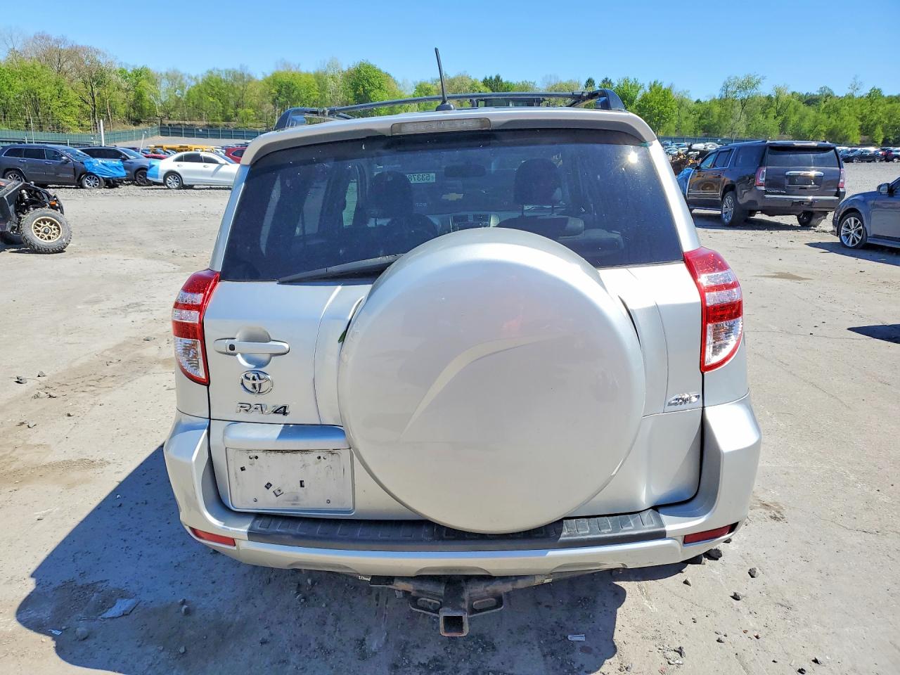 2011 Toyota Rav4 Limited Серебряный vin: 2T3DK4DV0BW044135