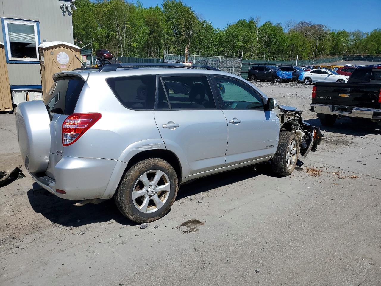 2011 Toyota Rav4 Limited Серебряный vin: 2T3DK4DV0BW044135