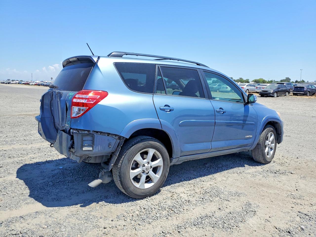 2011 Toyota Rav4 Limited Blue vin: 2T3DK4DV0BW045933