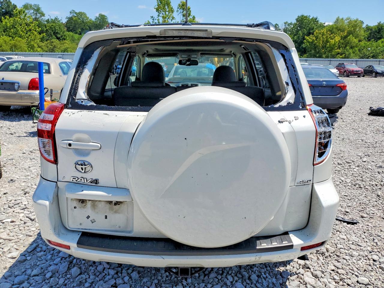 2011 Toyota Rav4 Limited White vin: 2T3DK4DV0BW046127