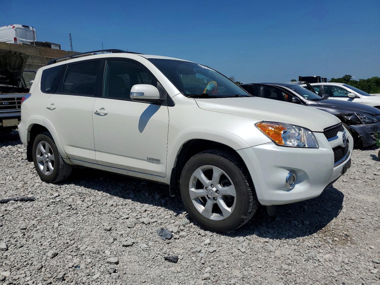 2011 Toyota Rav4 Limited White vin: 2T3DK4DV0BW046127