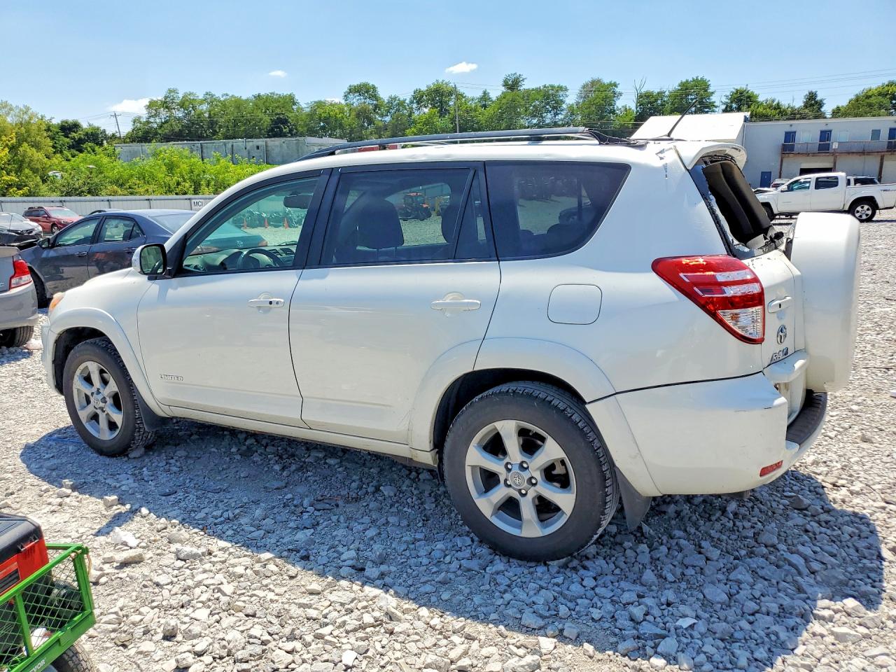 2011 Toyota Rav4 Limited White vin: 2T3DK4DV0BW046127