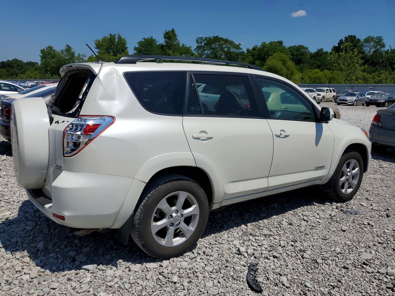 2011 Toyota Rav4 Limited White vin: 2T3DK4DV0BW046127
