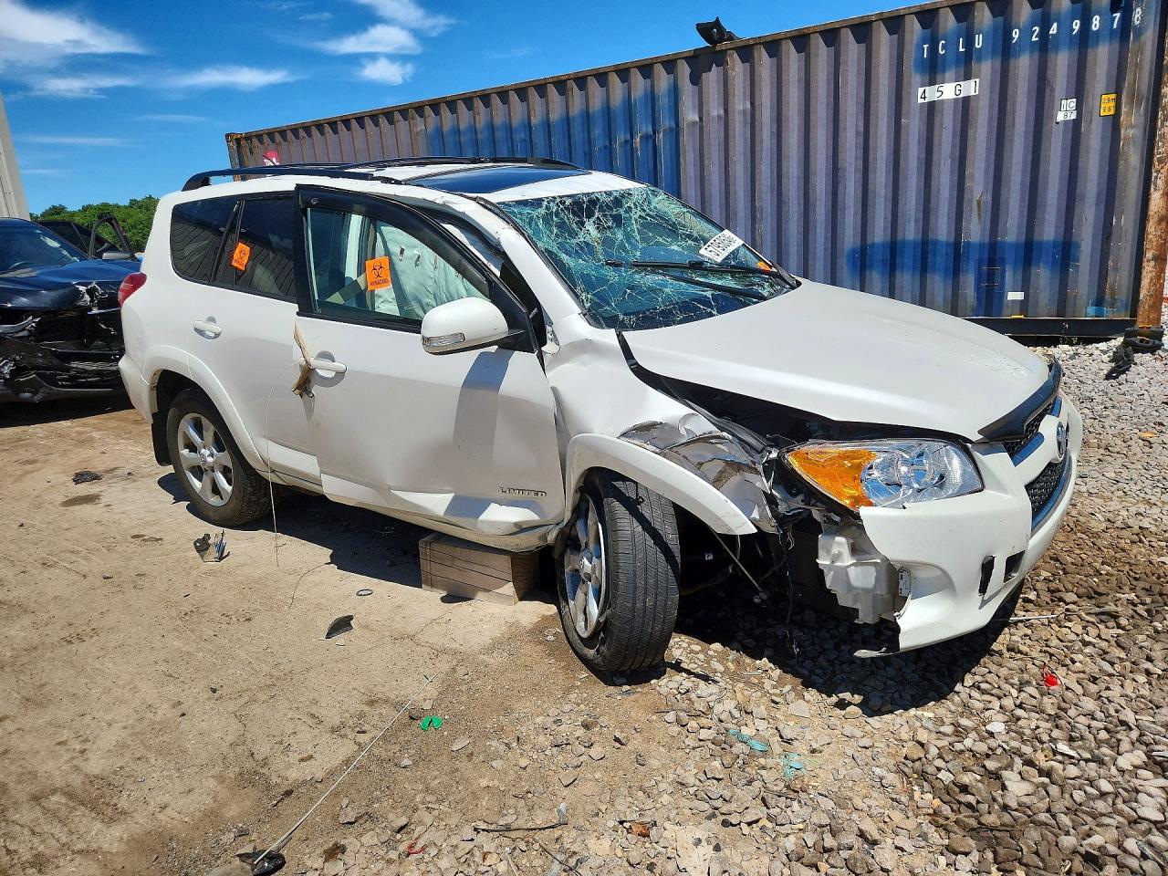 2011 Toyota Rav4 Limited White vin: 2T3DK4DV0BW048685