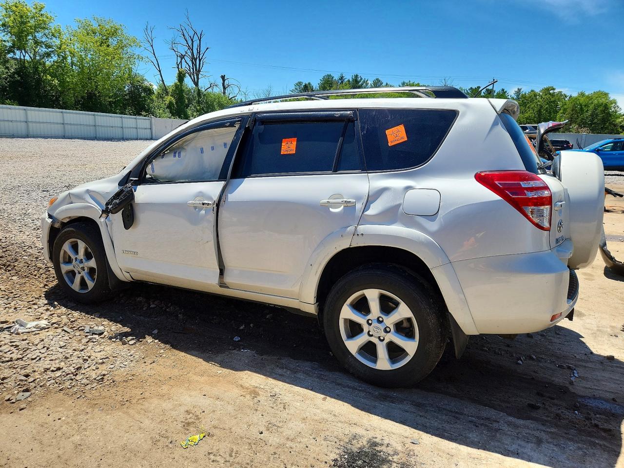 2011 Toyota Rav4 Limited White vin: 2T3DK4DV0BW048685