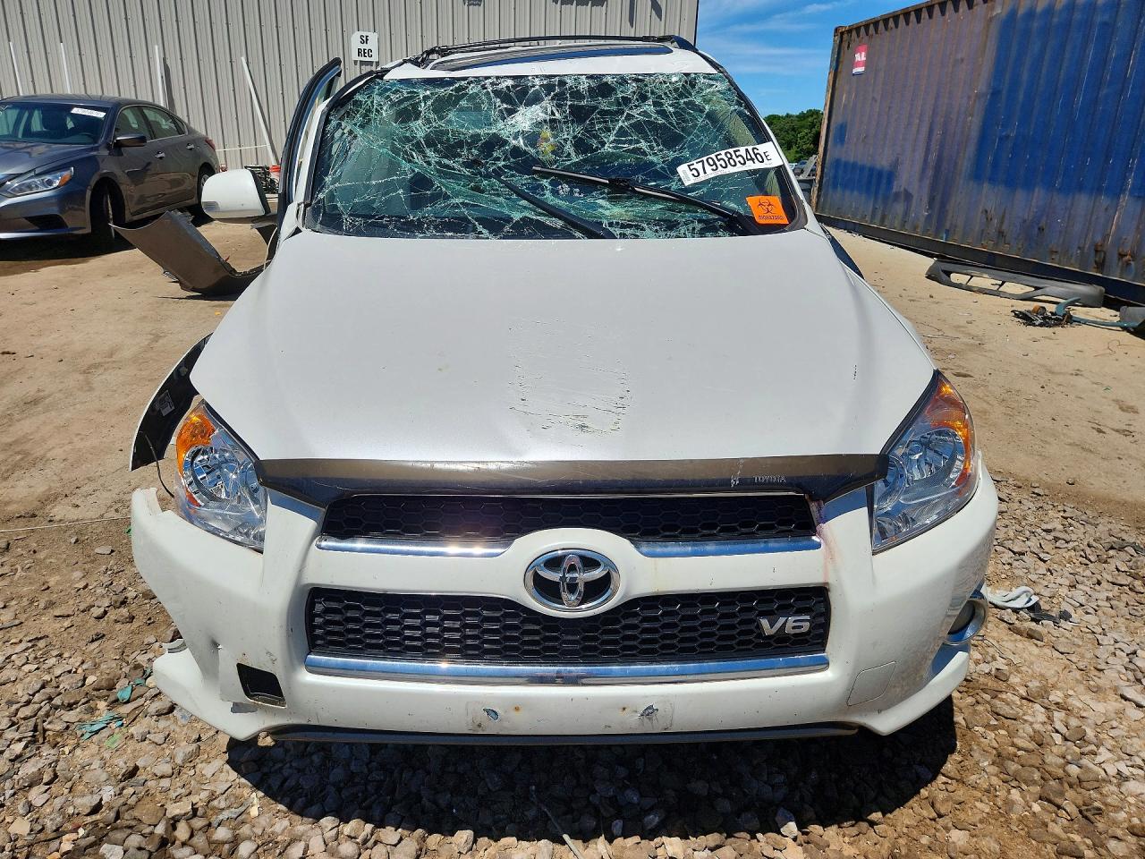 2011 Toyota Rav4 Limited White vin: 2T3DK4DV0BW048685