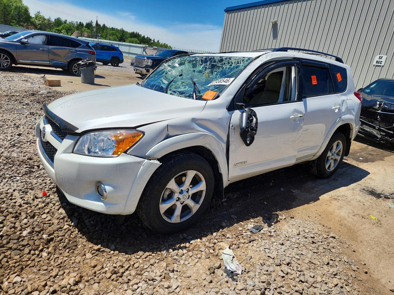2011 Toyota Rav4 Limited White vin: 2T3DK4DV0BW048685