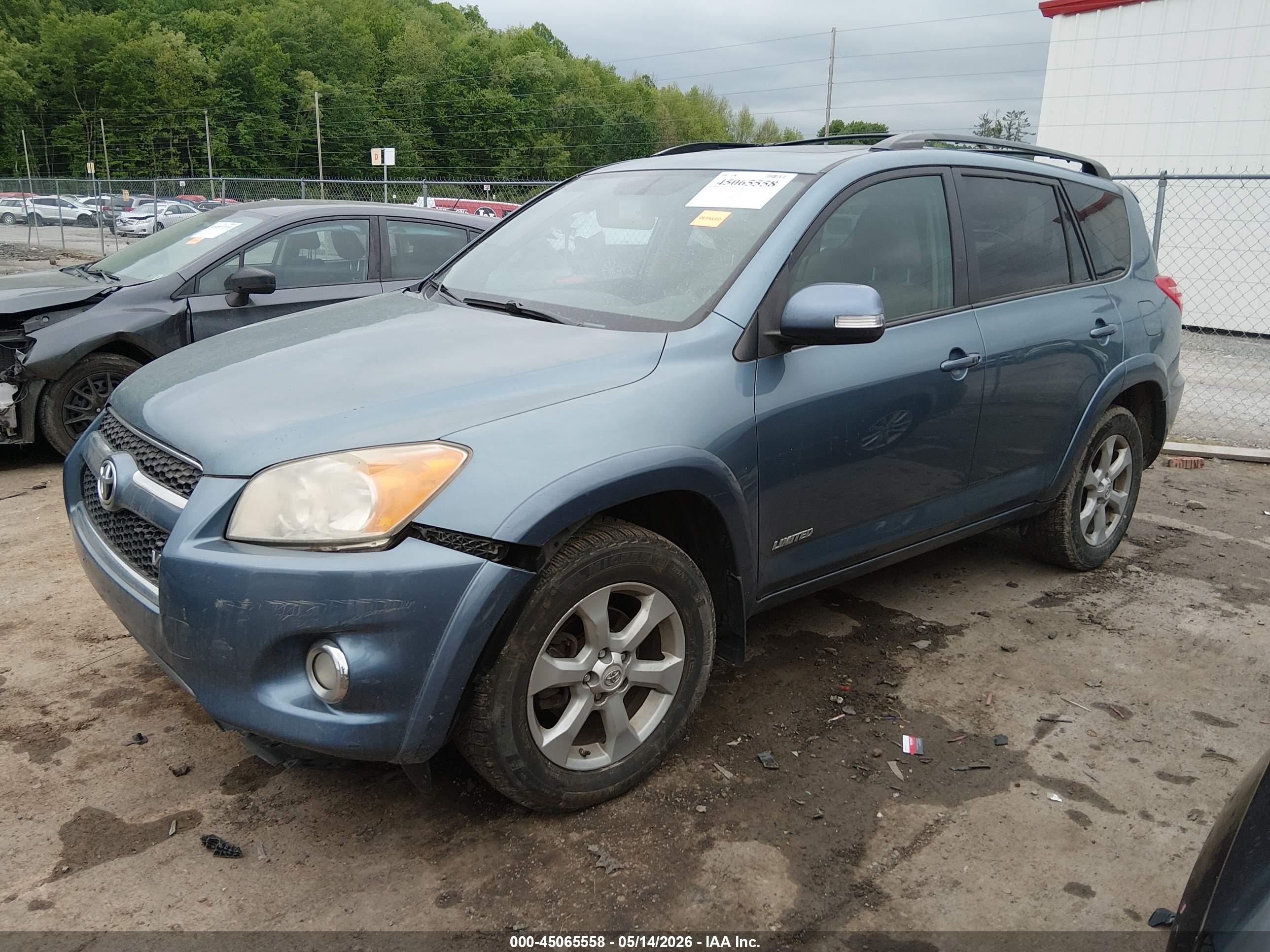 2011 Toyota Rav4 Limited V6 Blue vin: 2T3DK4DV0BW054034