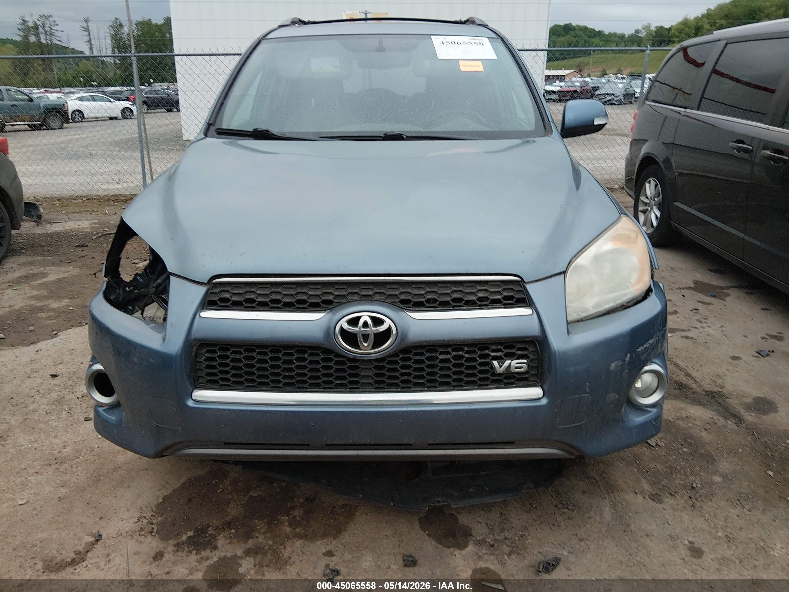 2011 Toyota Rav4 Limited V6 Blue vin: 2T3DK4DV0BW054034