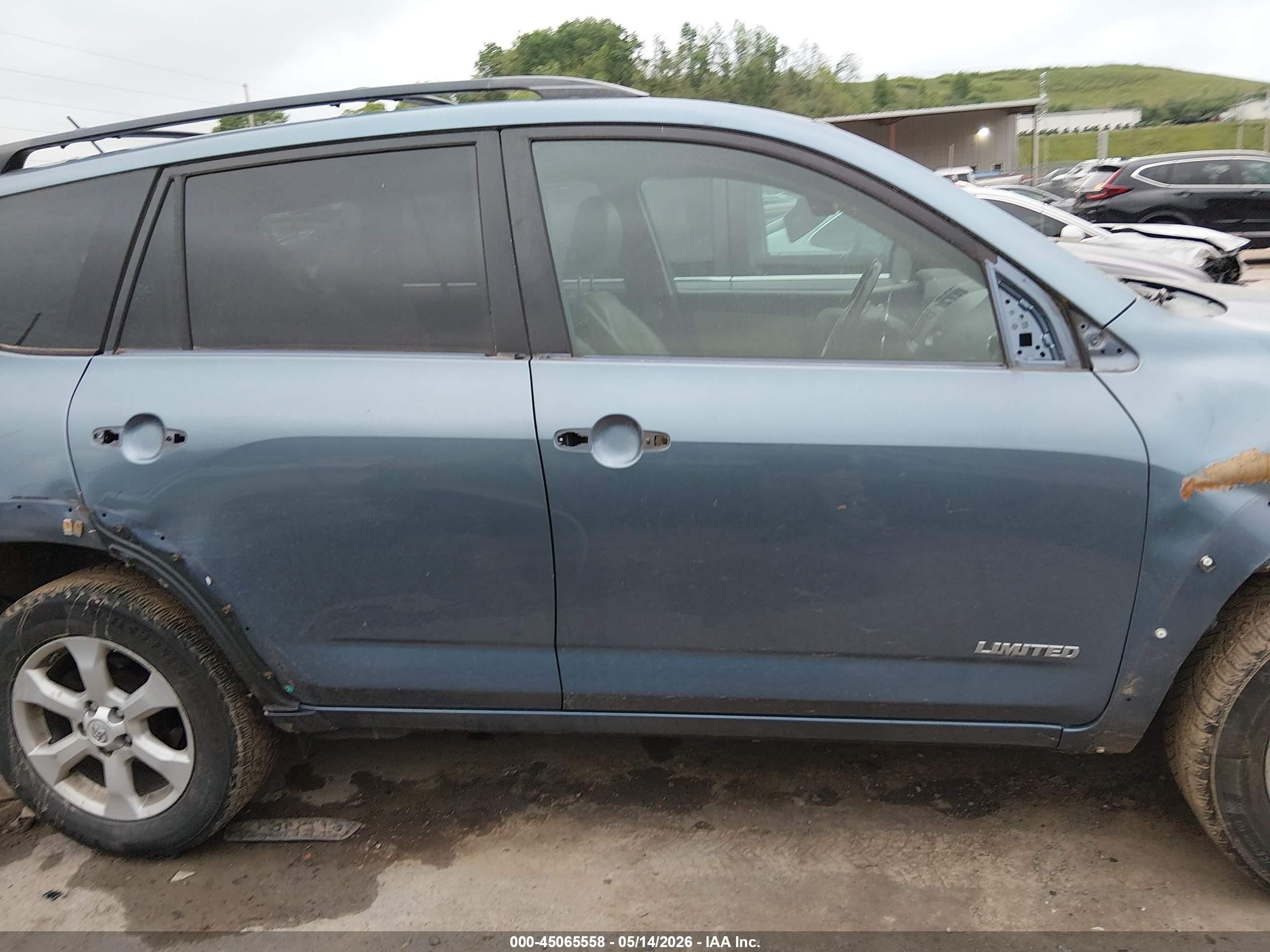 2011 Toyota Rav4 Limited V6 Blue vin: 2T3DK4DV0BW054034