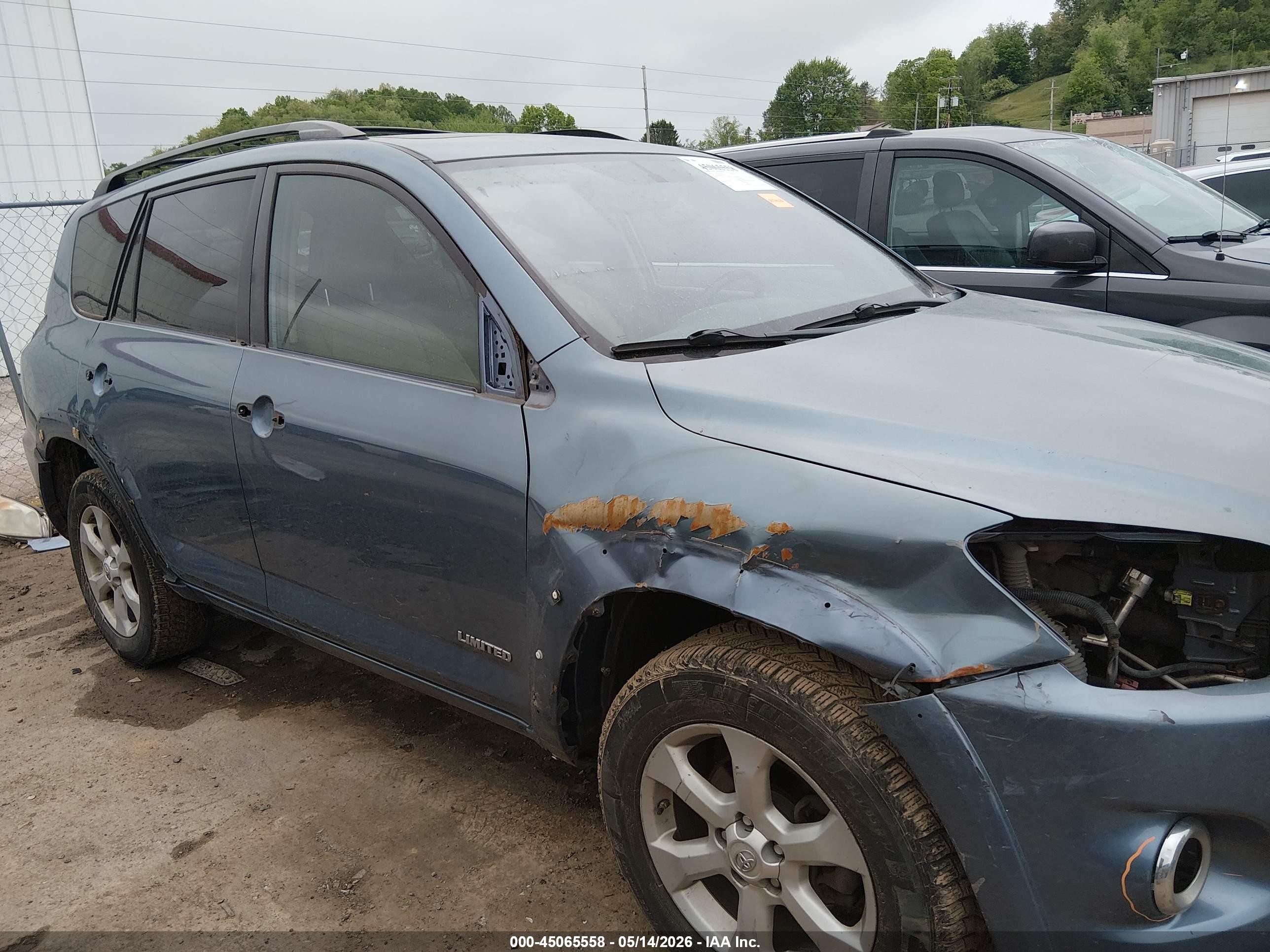 2011 Toyota Rav4 Limited V6 Blue vin: 2T3DK4DV0BW054034