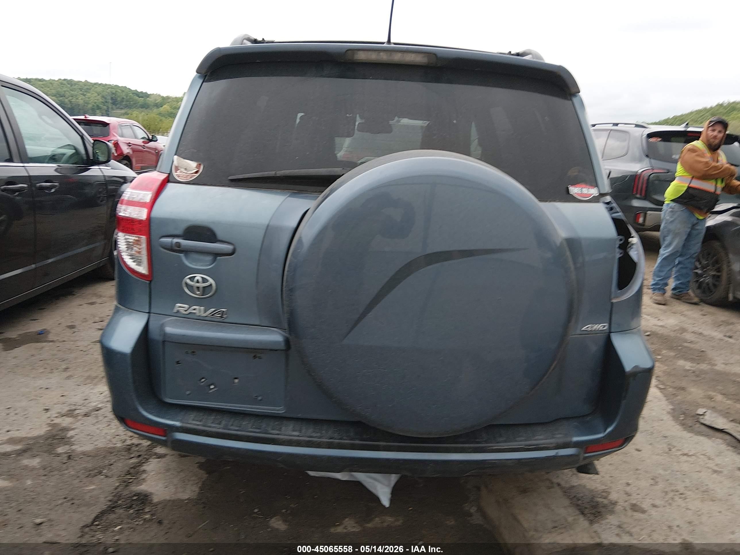 2011 Toyota Rav4 Limited V6 Blue vin: 2T3DK4DV0BW054034