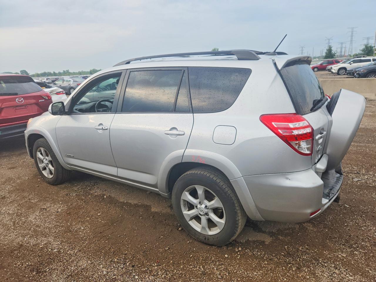 2012 Toyota Rav4 Limited Silver vin: 2T3DK4DV0CW069702