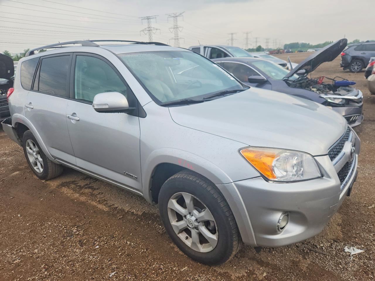 2012 Toyota Rav4 Limited Silver vin: 2T3DK4DV0CW069702