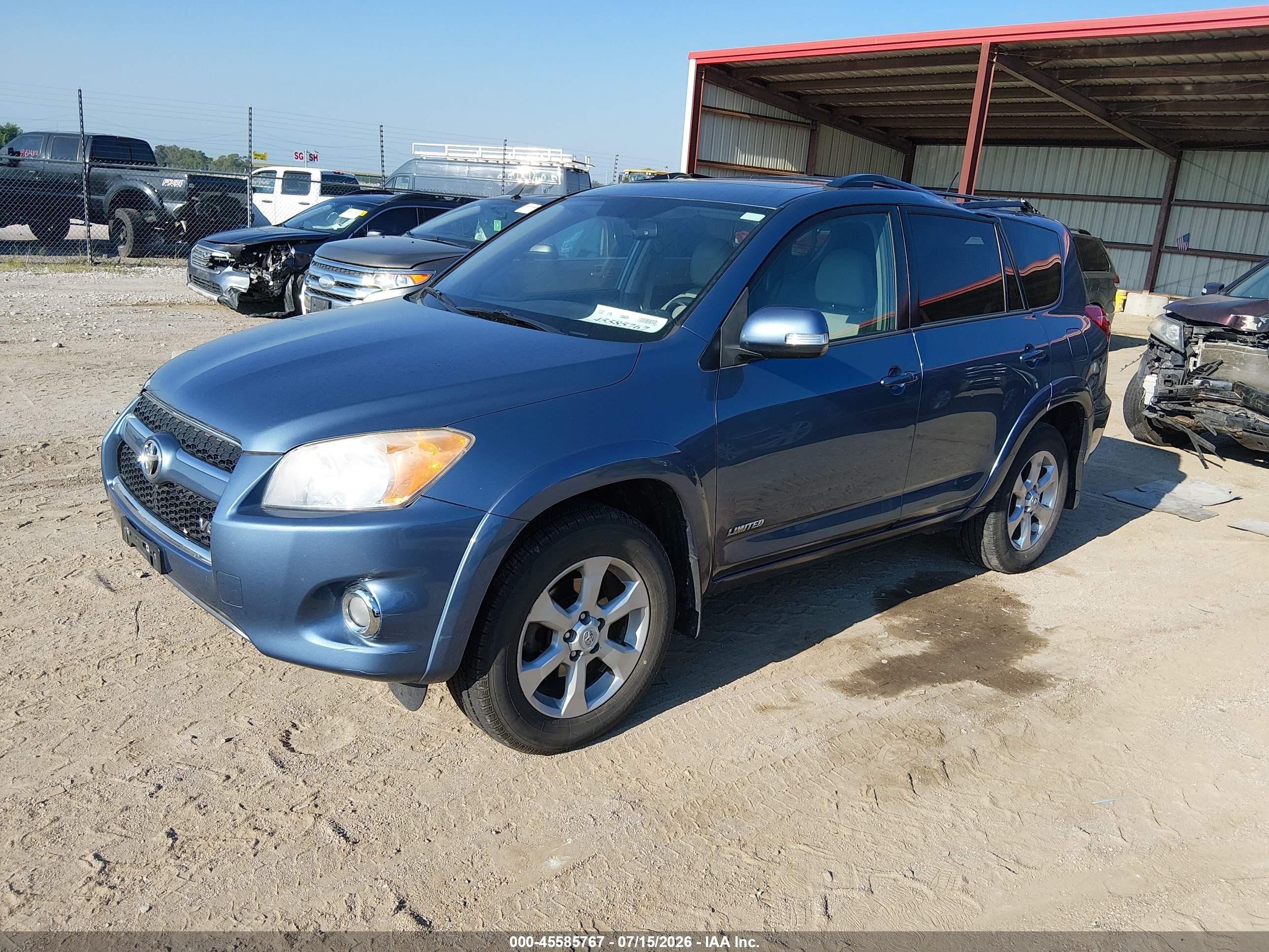 2012 Toyota Rav4 Limited V6 Синий vin: 2T3DK4DV0CW073328