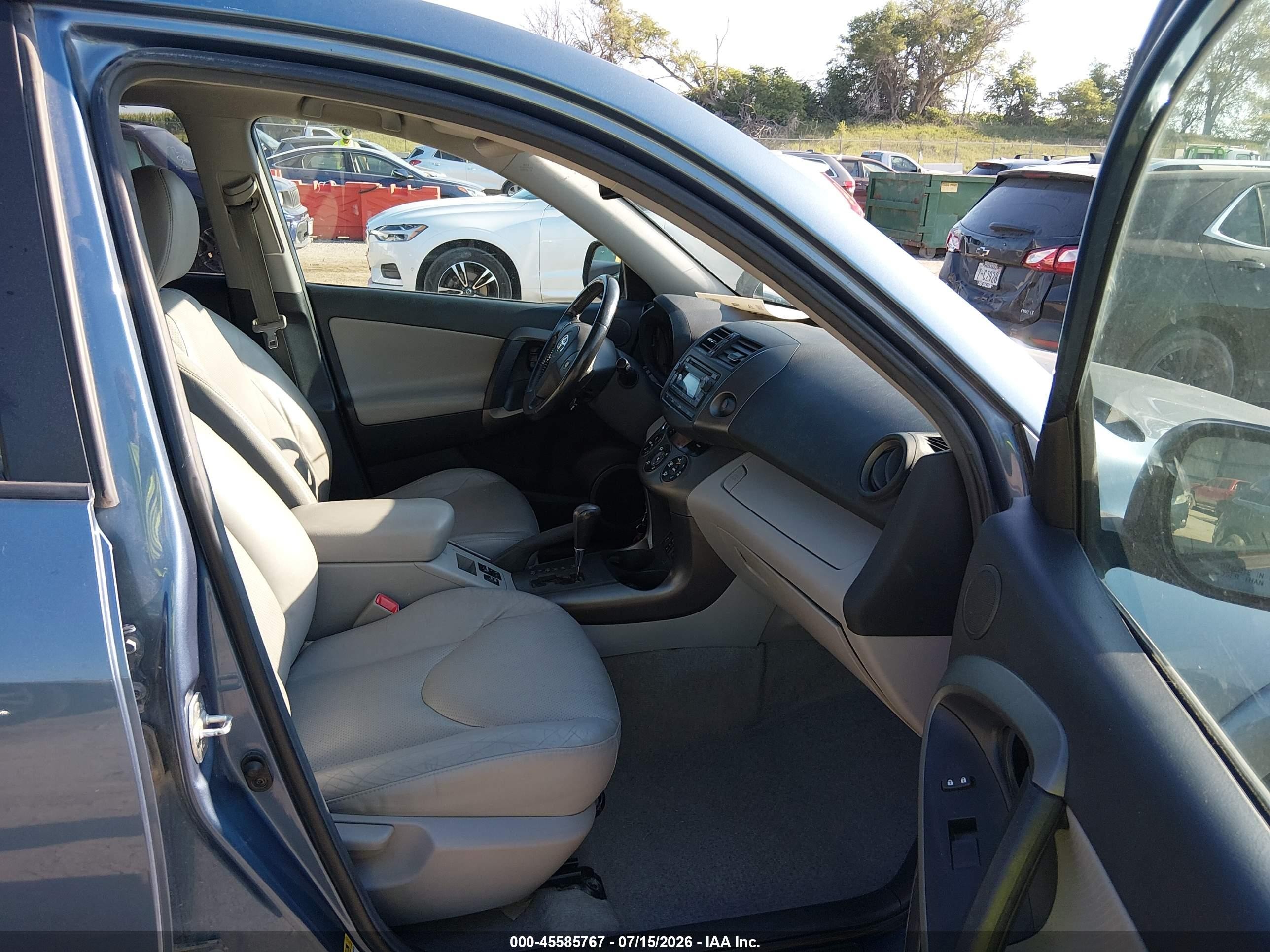 2012 Toyota Rav4 Limited V6 Синий vin: 2T3DK4DV0CW073328