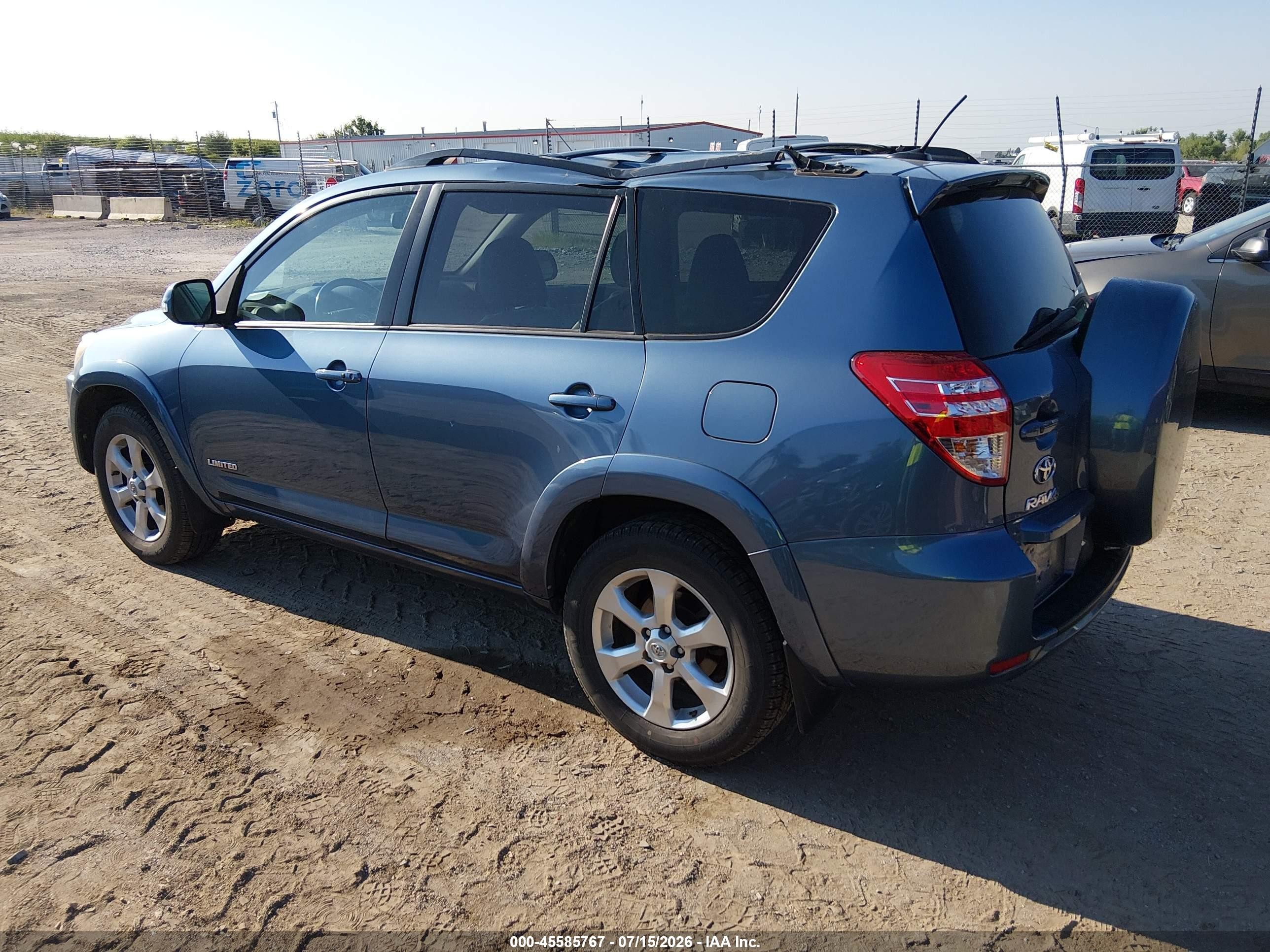 2012 Toyota Rav4 Limited V6 Синий vin: 2T3DK4DV0CW073328