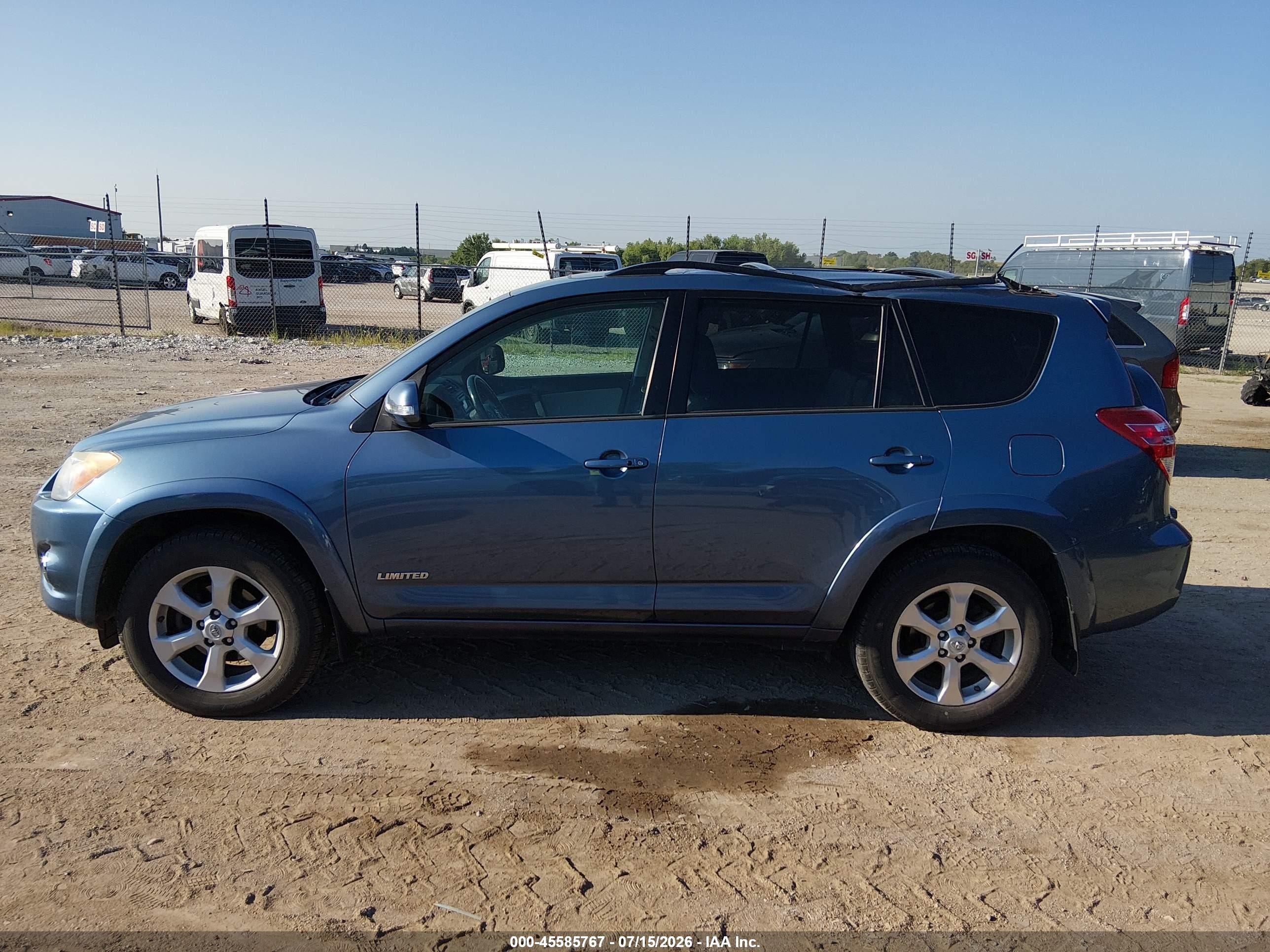 2012 Toyota Rav4 Limited V6 Синий vin: 2T3DK4DV0CW073328