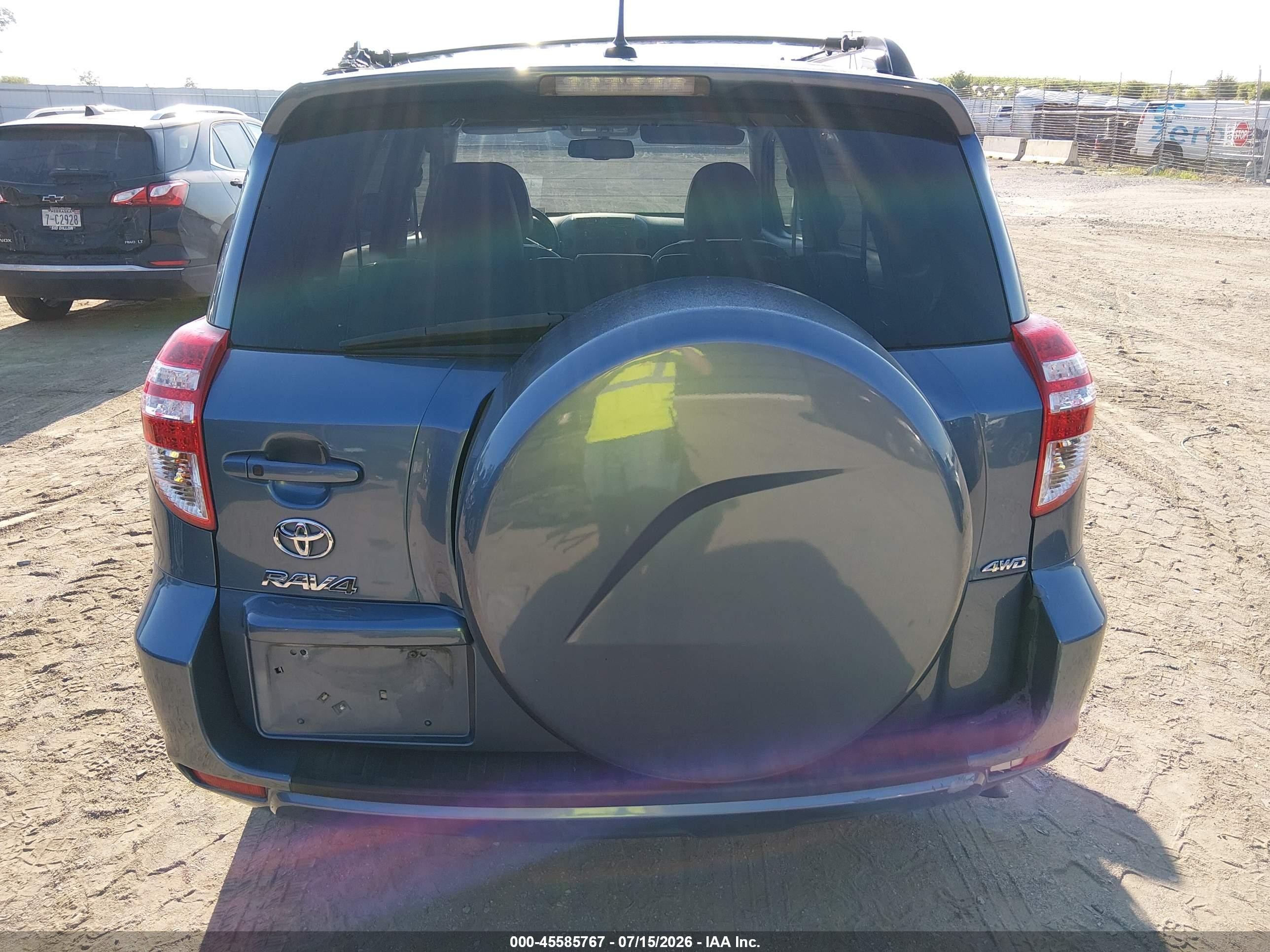 2012 Toyota Rav4 Limited V6 Синий vin: 2T3DK4DV0CW073328