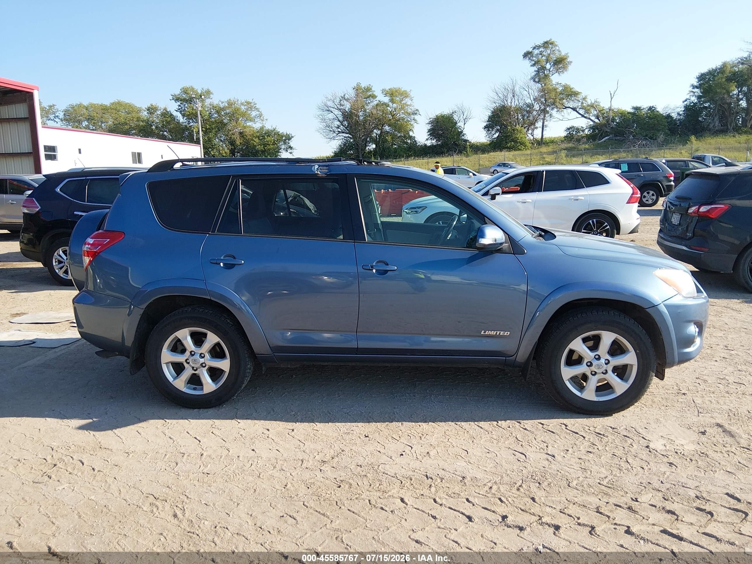 2012 Toyota Rav4 Limited V6 Синий vin: 2T3DK4DV0CW073328