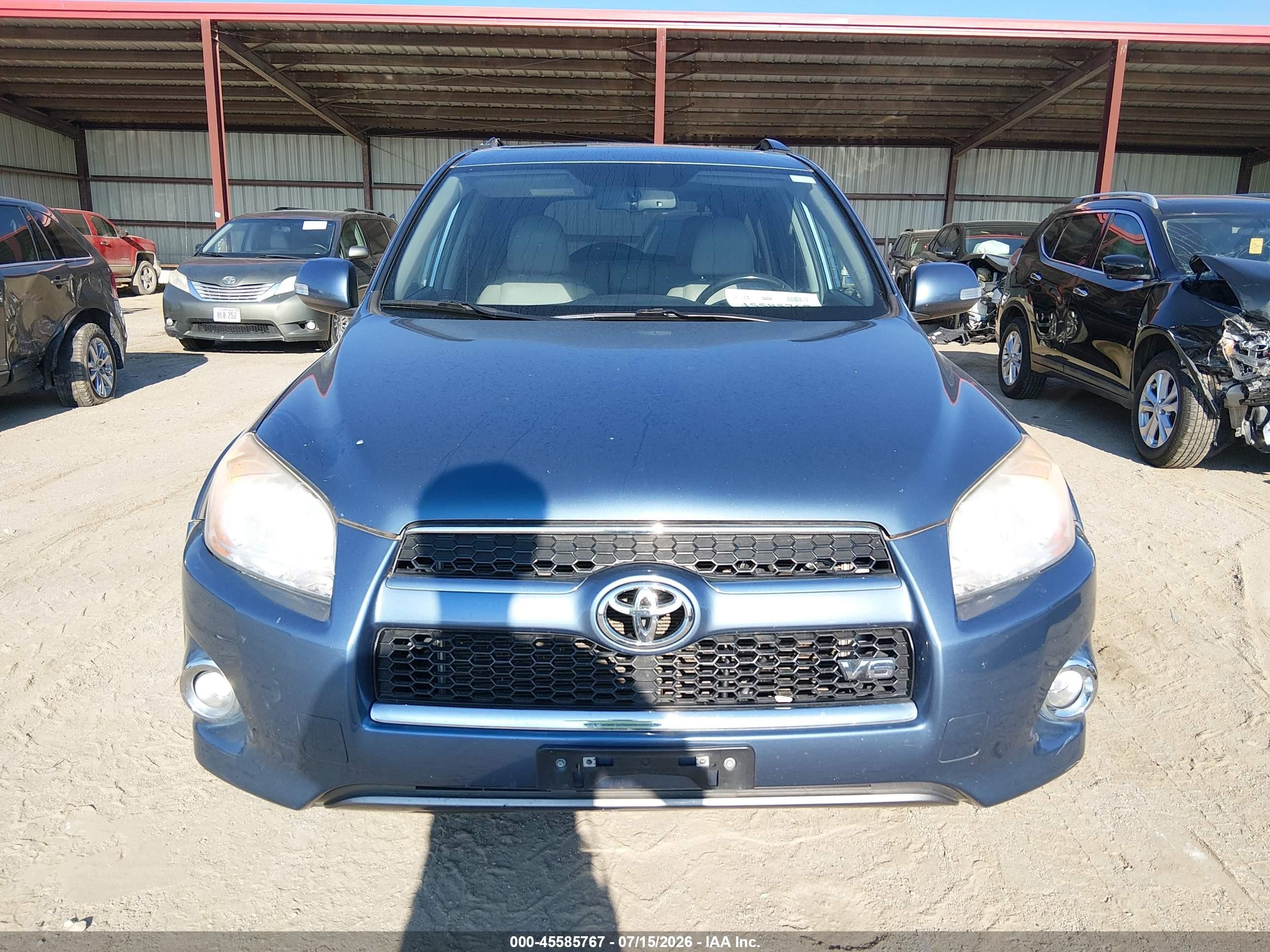 2012 Toyota Rav4 Limited V6 Синий vin: 2T3DK4DV0CW073328