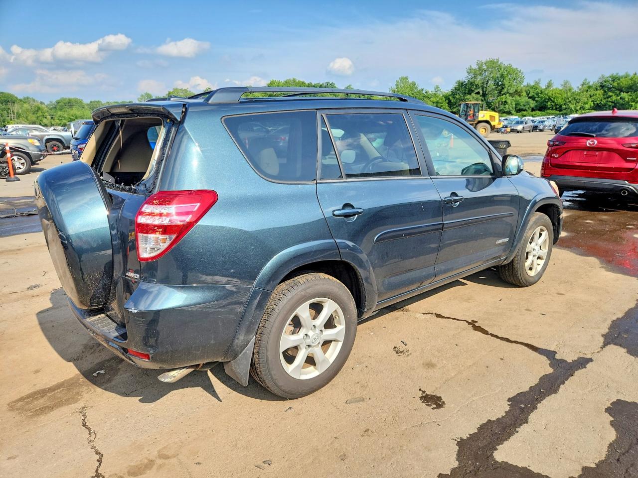 2012 Toyota Rav4 Limited Green vin: 2T3DK4DV0CW075242