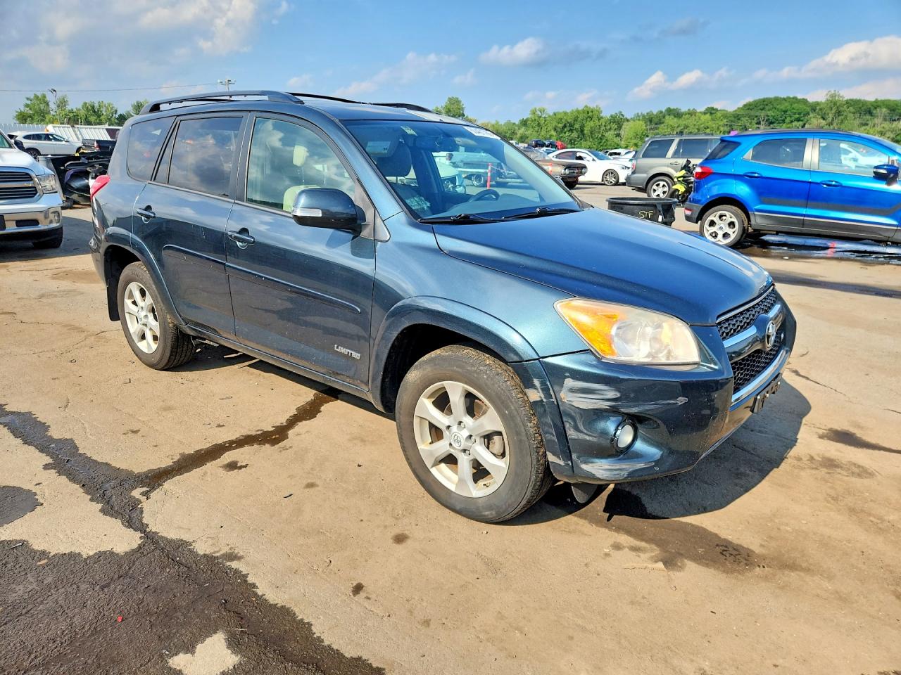 2012 Toyota Rav4 Limited Green vin: 2T3DK4DV0CW075242
