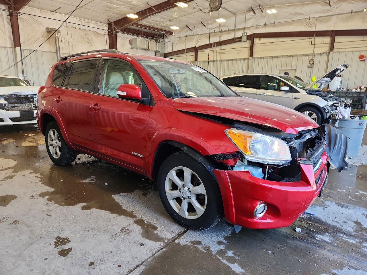 2012 Toyota Rav4 Limited Red vin: 2T3DK4DV0CW082580