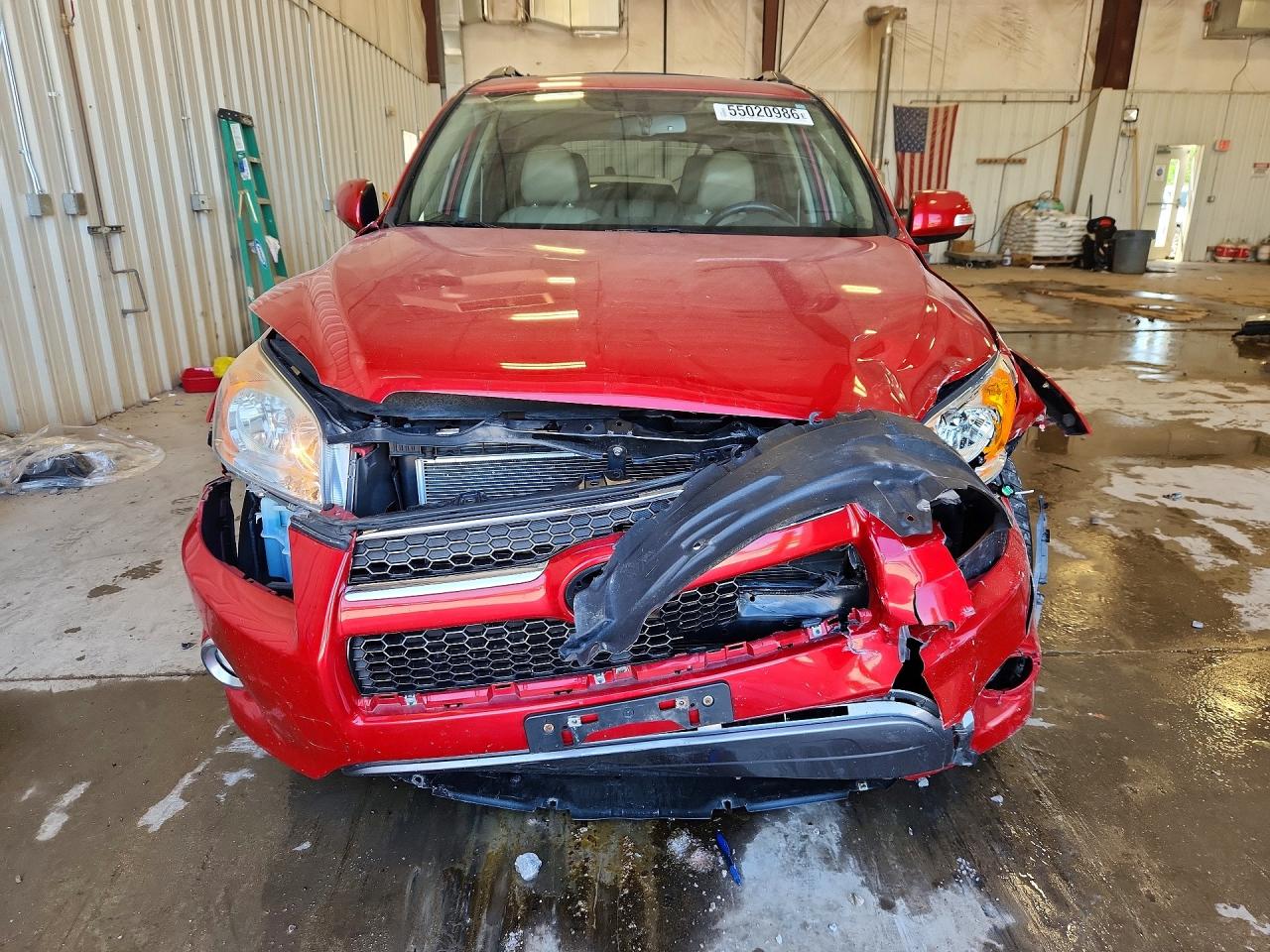 2012 Toyota Rav4 Limited Red vin: 2T3DK4DV0CW082580