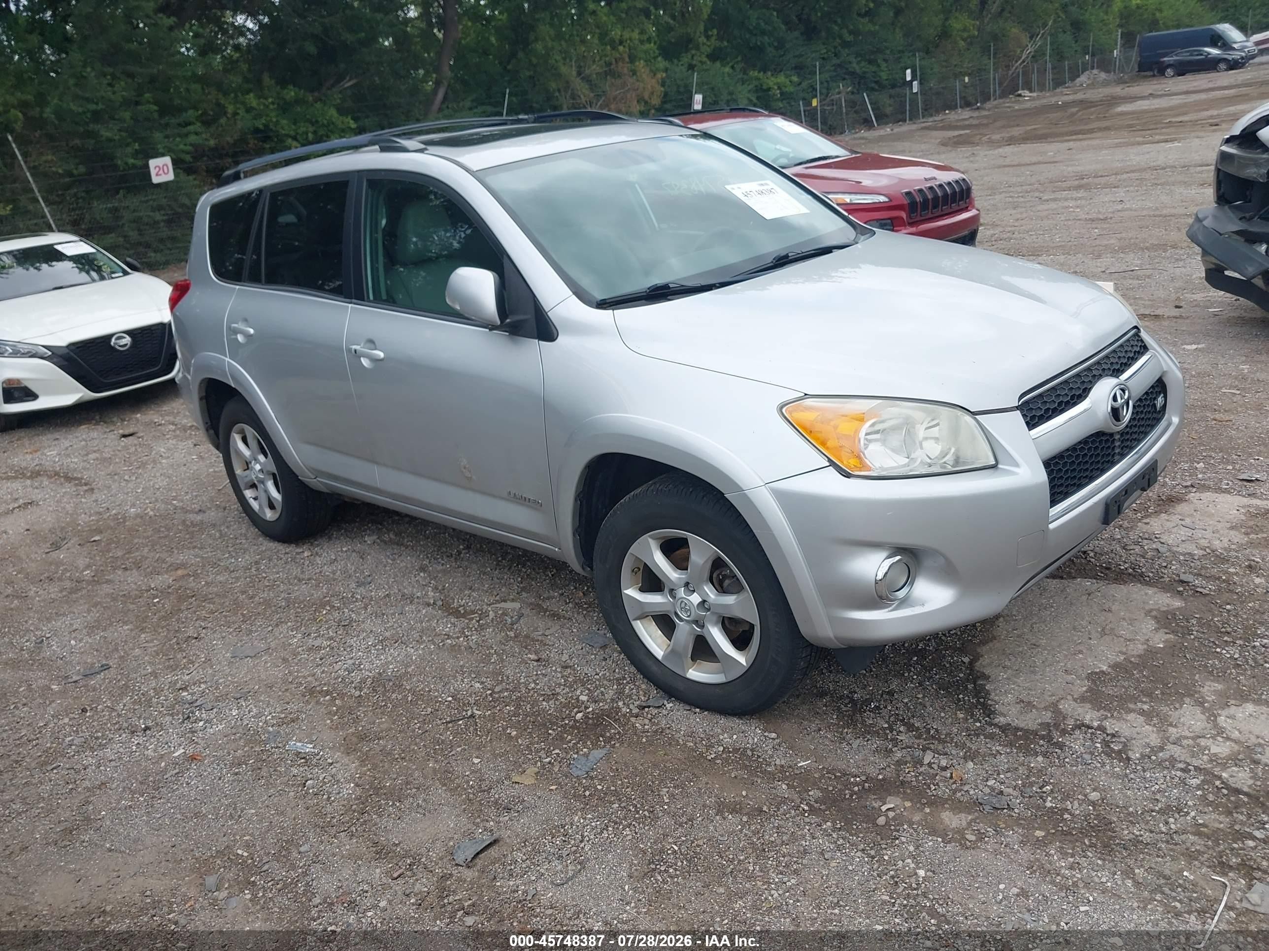 2012 Toyota Rav4 Limited V6 Silver vin: 2T3DK4DV0CW088878