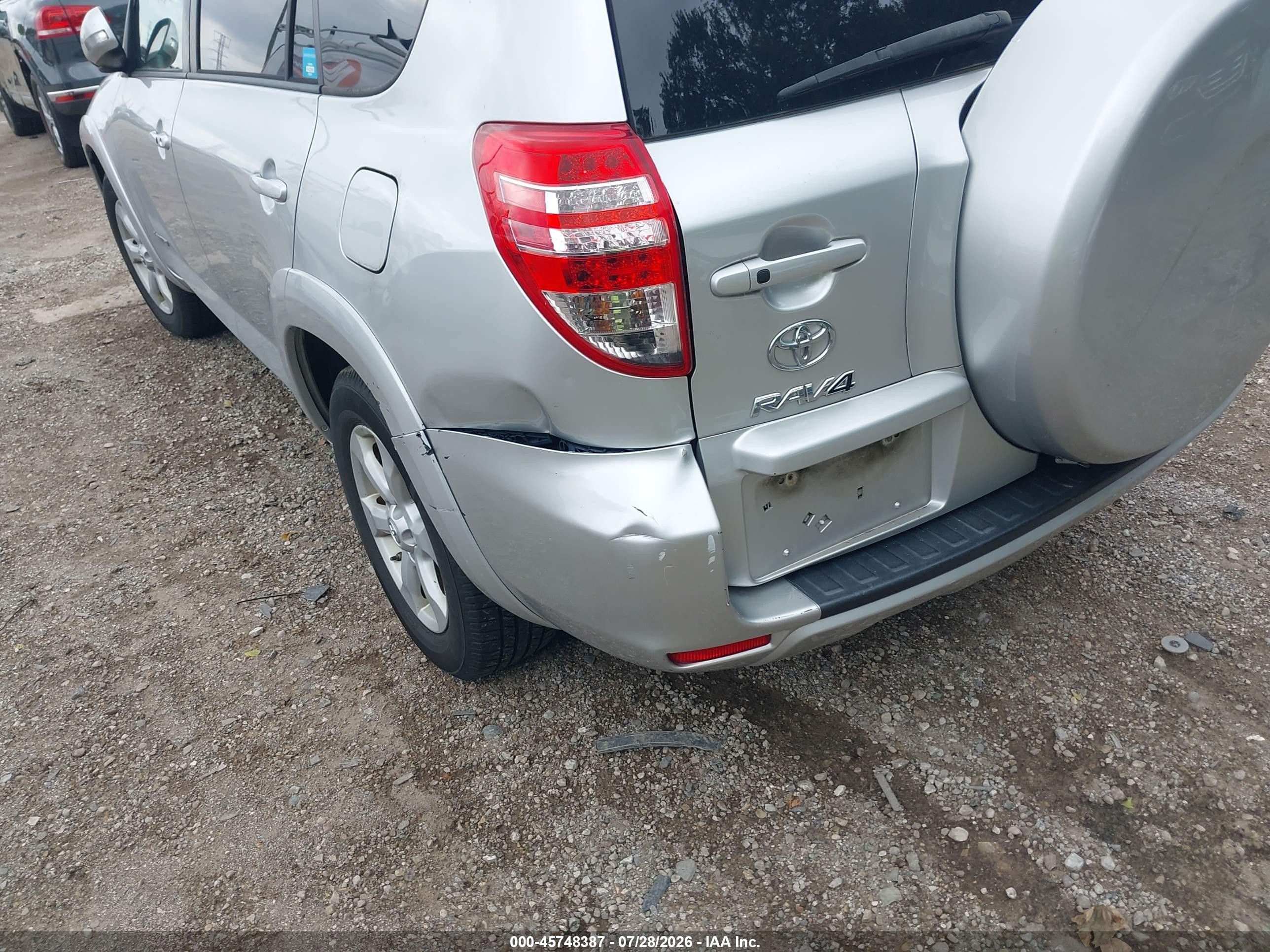 2012 Toyota Rav4 Limited V6 Silver vin: 2T3DK4DV0CW088878