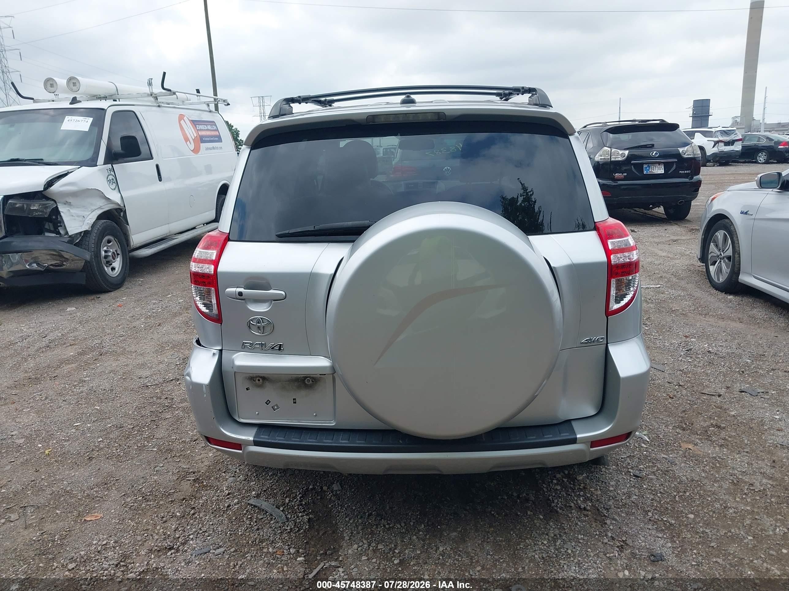 2012 Toyota Rav4 Limited V6 Silver vin: 2T3DK4DV0CW088878
