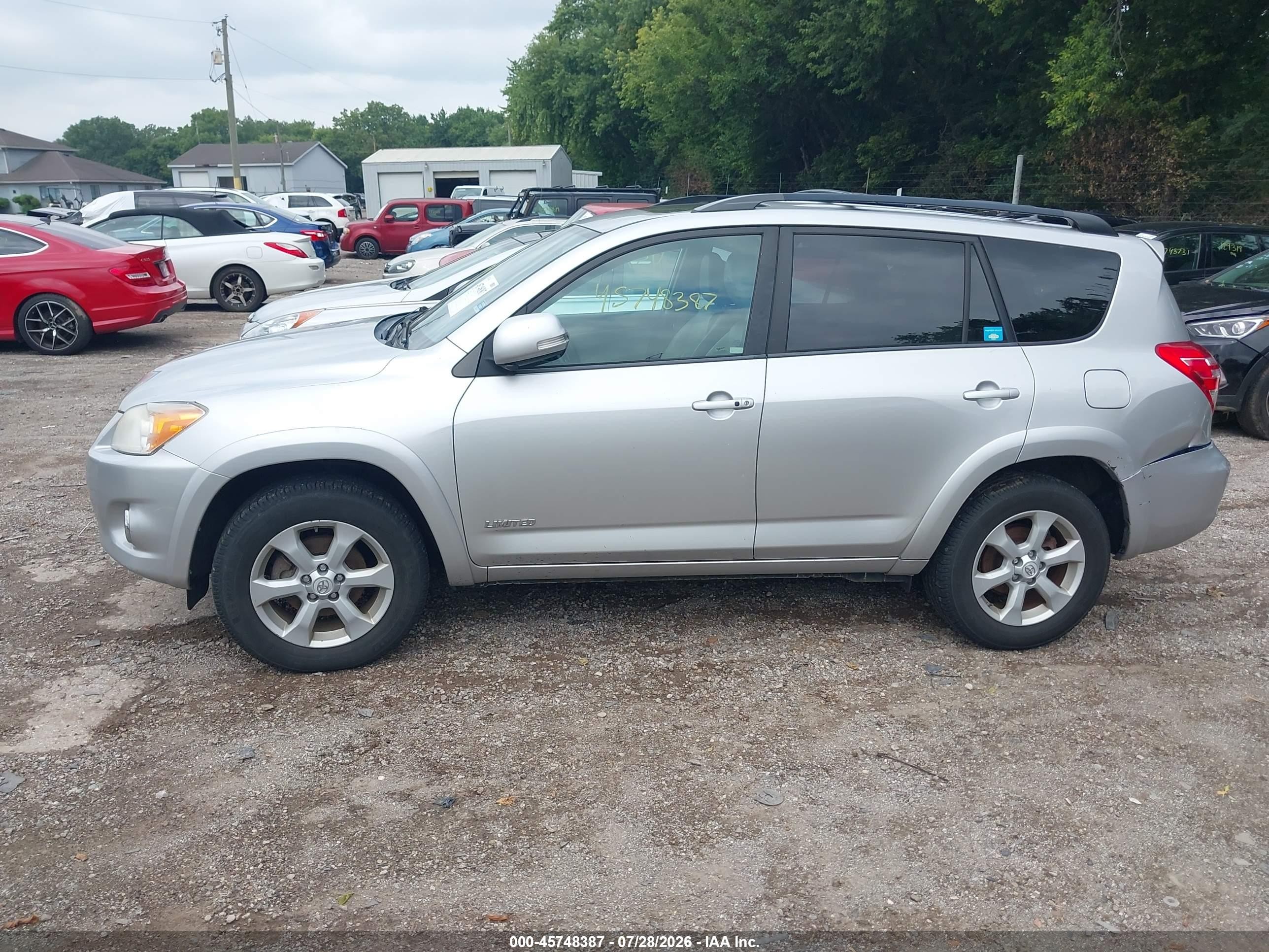 2012 Toyota Rav4 Limited V6 Silver vin: 2T3DK4DV0CW088878