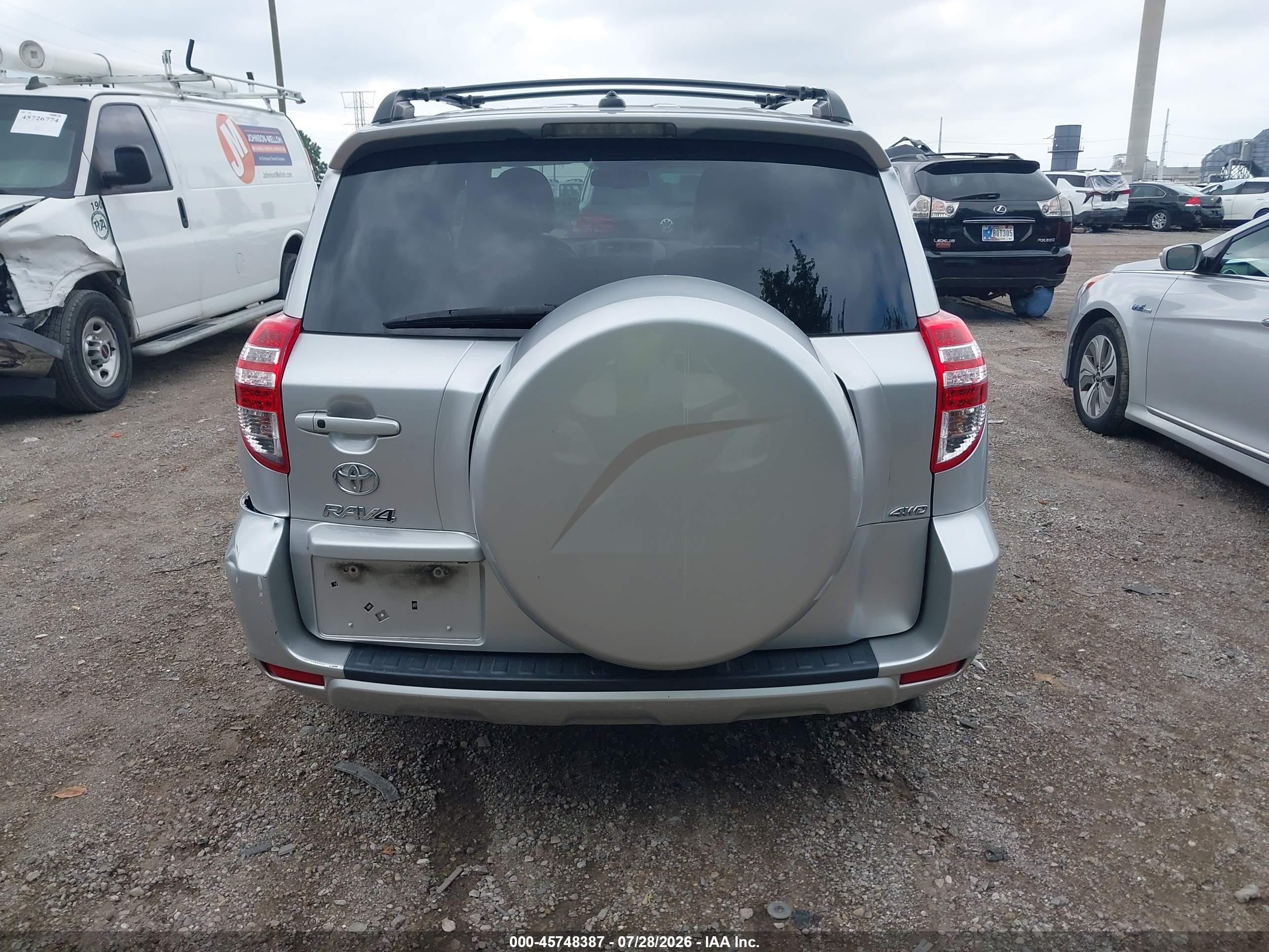 2012 Toyota Rav4 Limited V6 Silver vin: 2T3DK4DV0CW088878