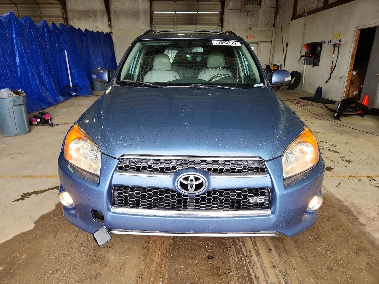 2010 Toyota Rav4 Limited Blue vin: 2T3DK4DV1AW020439