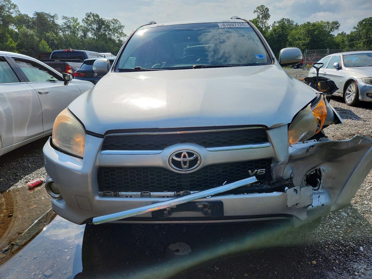 2010 Toyota Rav4 Limited Silver vin: 2T3DK4DV1AW027052