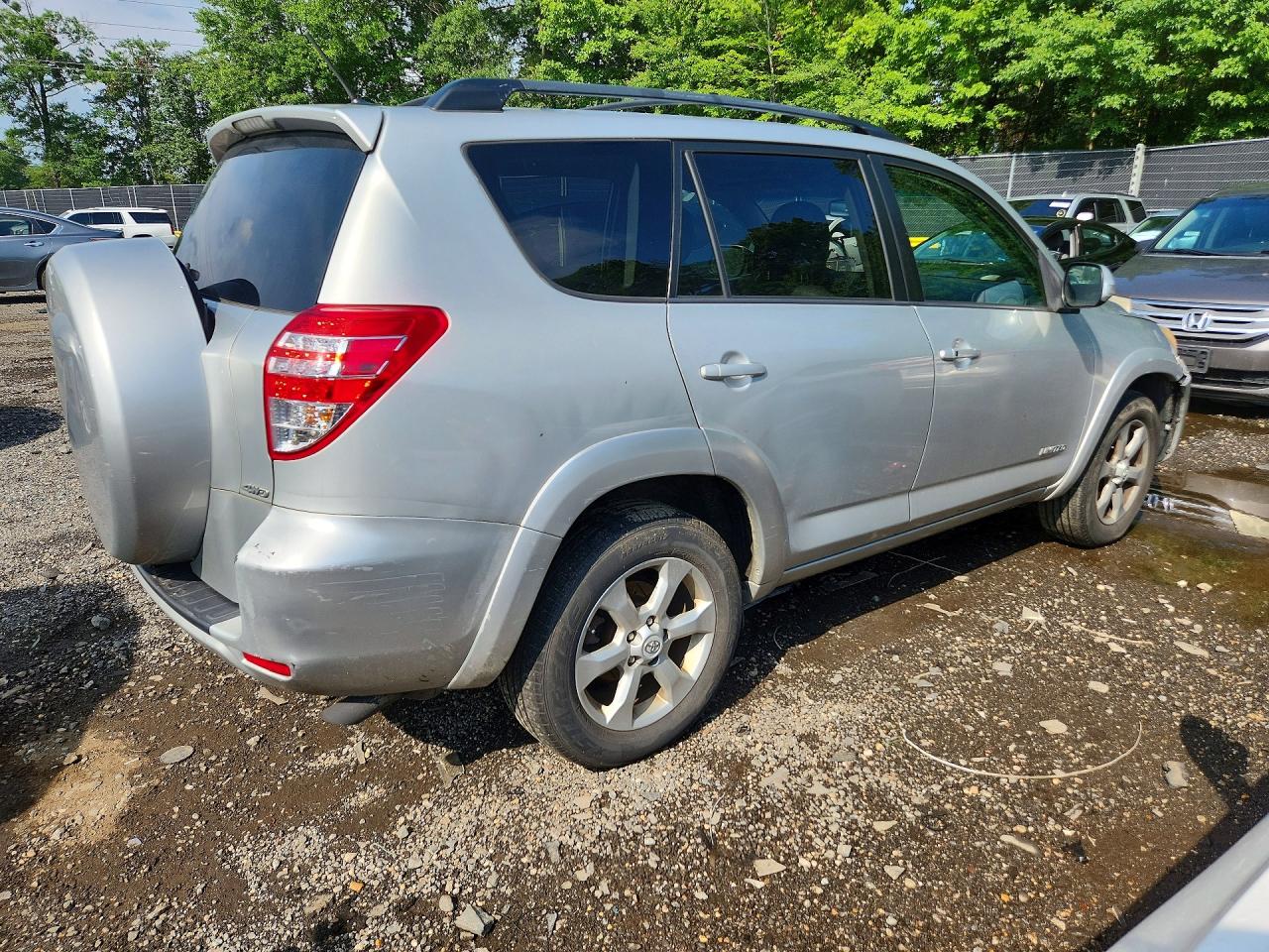 2010 Toyota Rav4 Limited Silver vin: 2T3DK4DV1AW027052