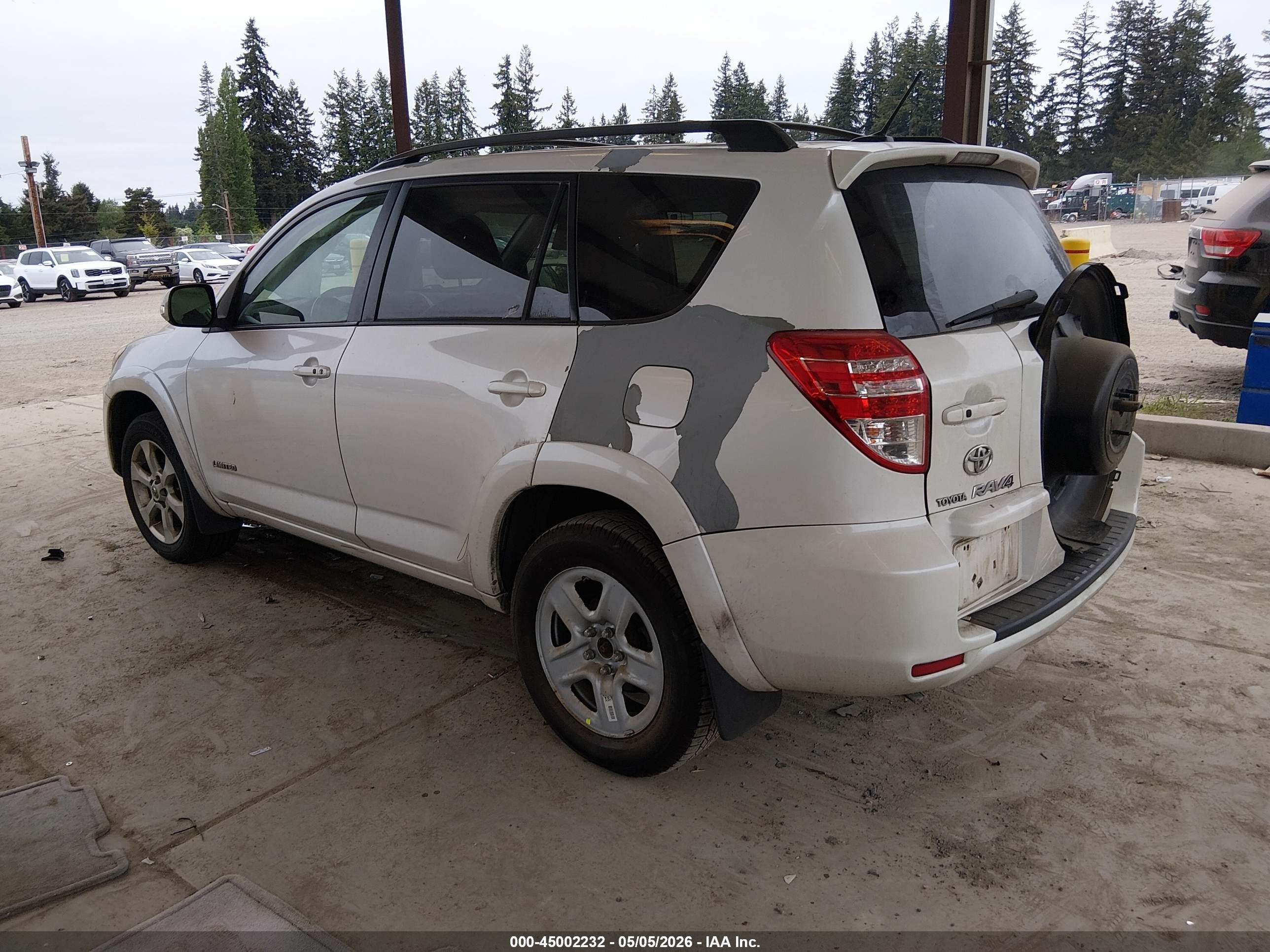 2010 Toyota Rav4 Limited V6 White vin: 2T3DK4DV1AW035488