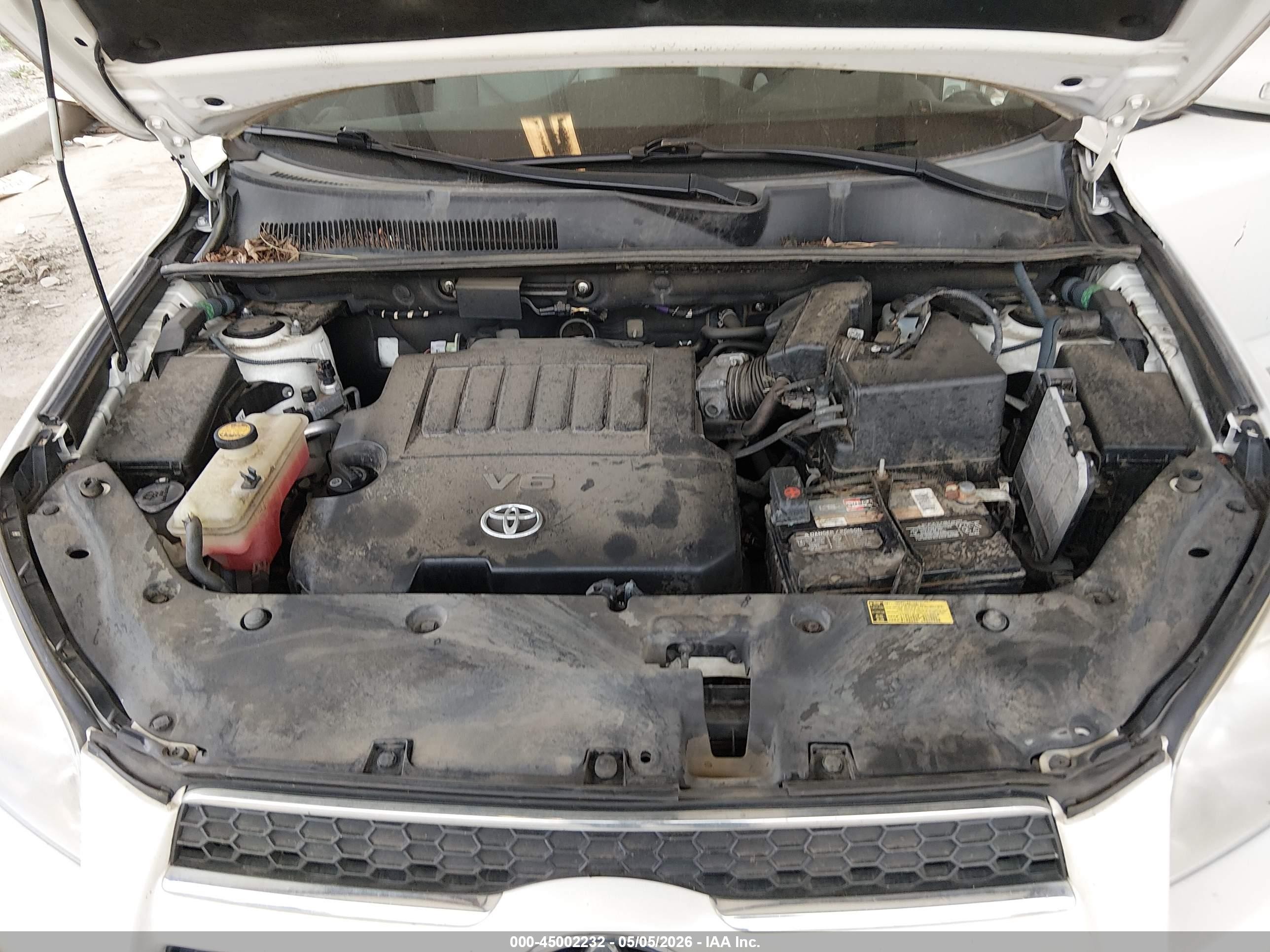 2010 Toyota Rav4 Limited V6 White vin: 2T3DK4DV1AW035488